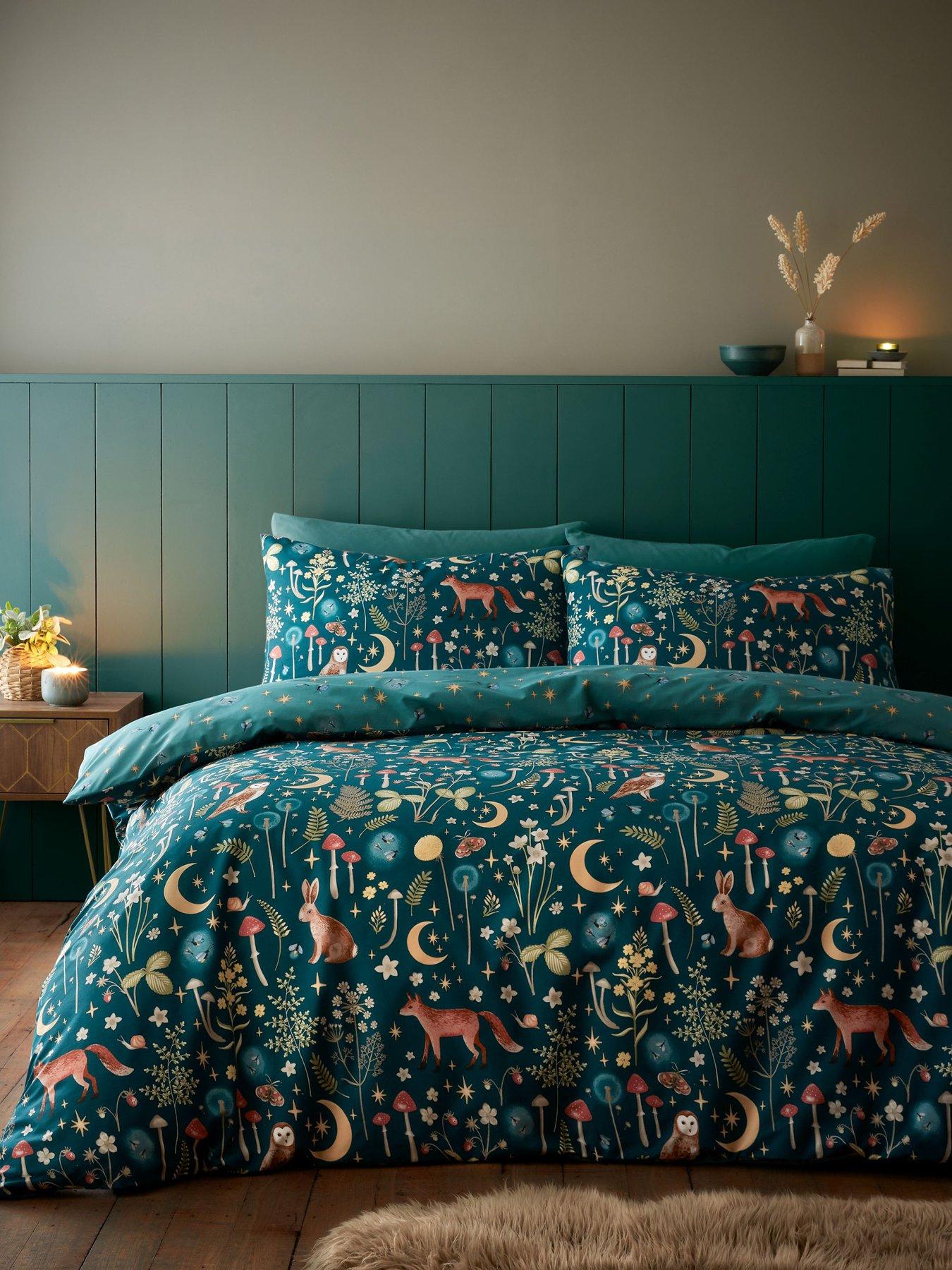 Image 3 of 7 of Catherine Lansfield Enchanted Twilight Reversible Duvet Cover Set