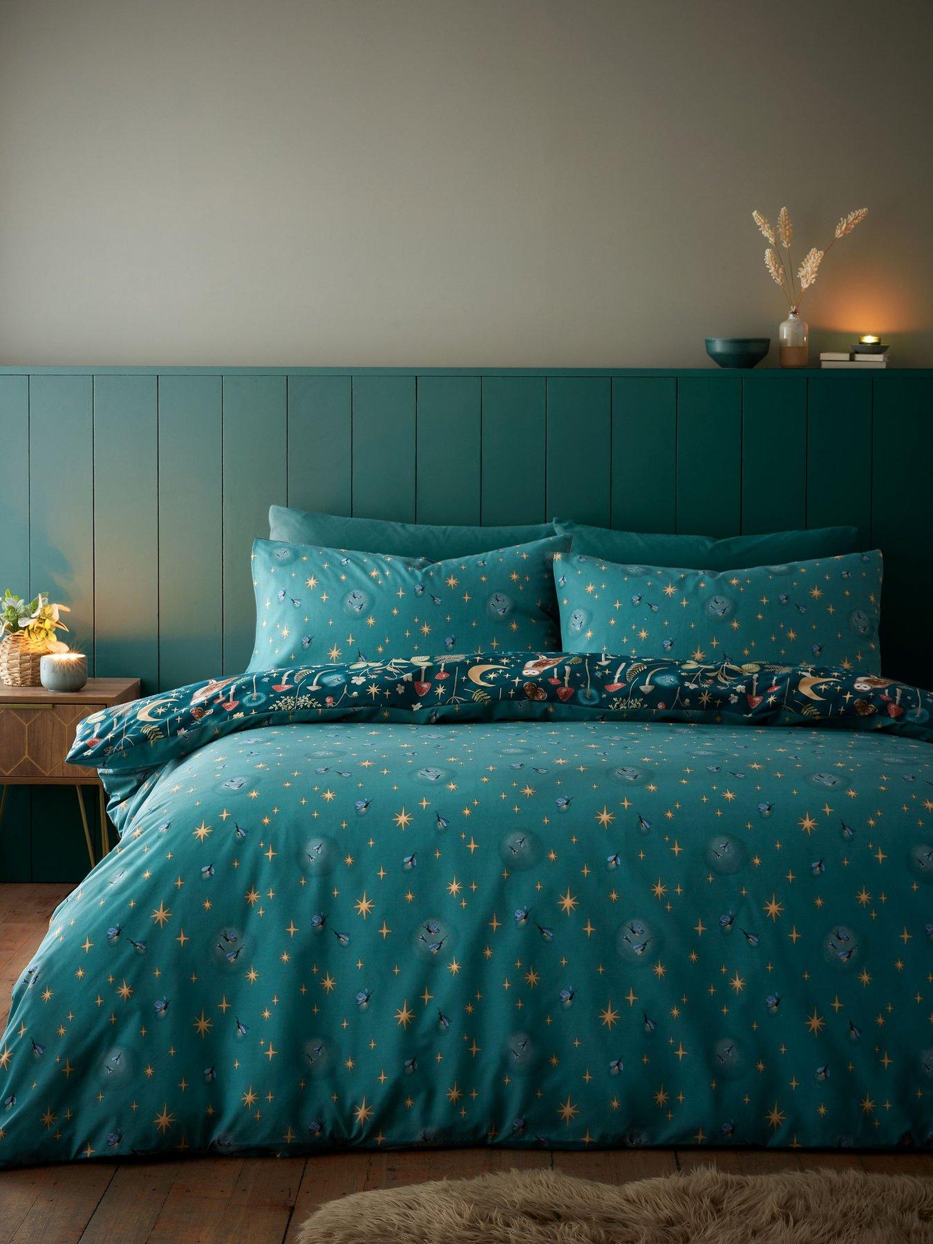 Image 4 of 7 of Catherine Lansfield Enchanted Twilight Reversible Duvet Cover Set