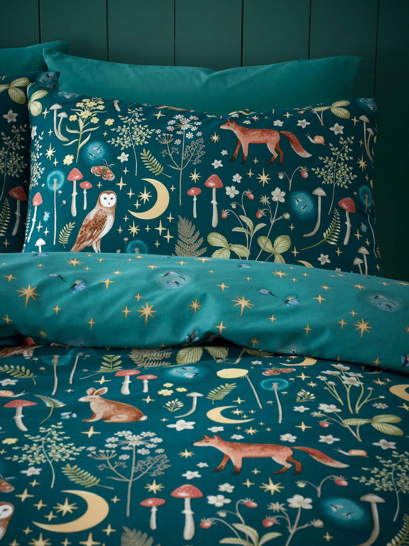 Image 5 of 7 of Catherine Lansfield Enchanted Twilight Reversible Duvet Cover Set