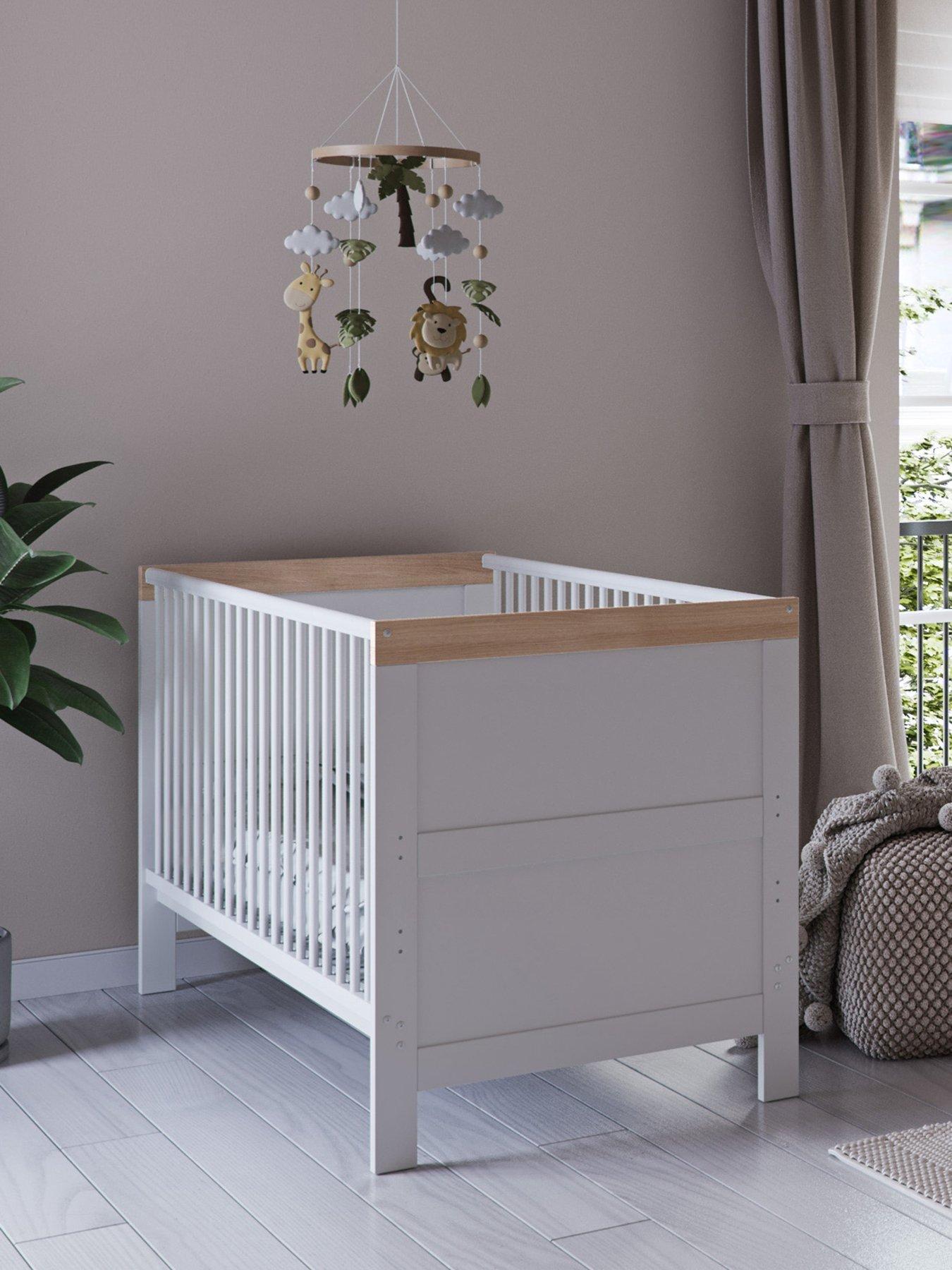 Product photograph of Little Acorns Florence Cot Bed from very.co.uk