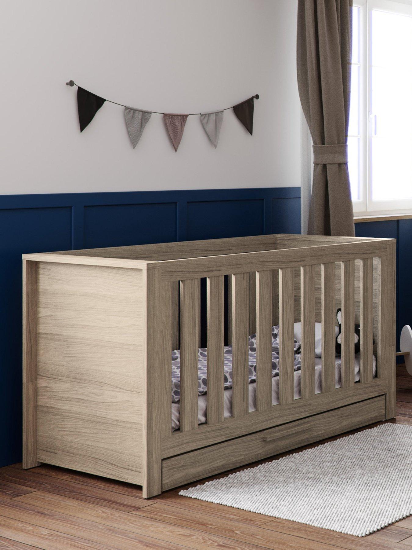 Product photograph of Little Acorns Ellesmere Cot Bed from very.co.uk