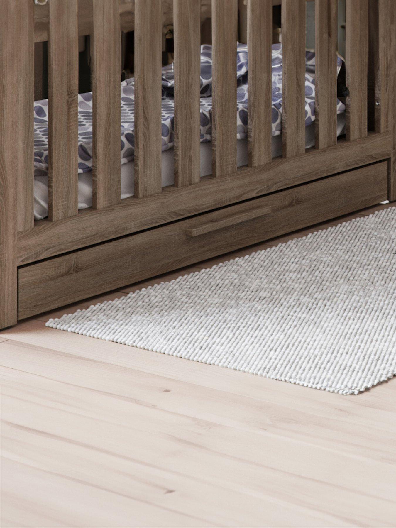 Image 1 of 4 of Little Acorns Ellesmere Under Bed Drawers Truffle Oak