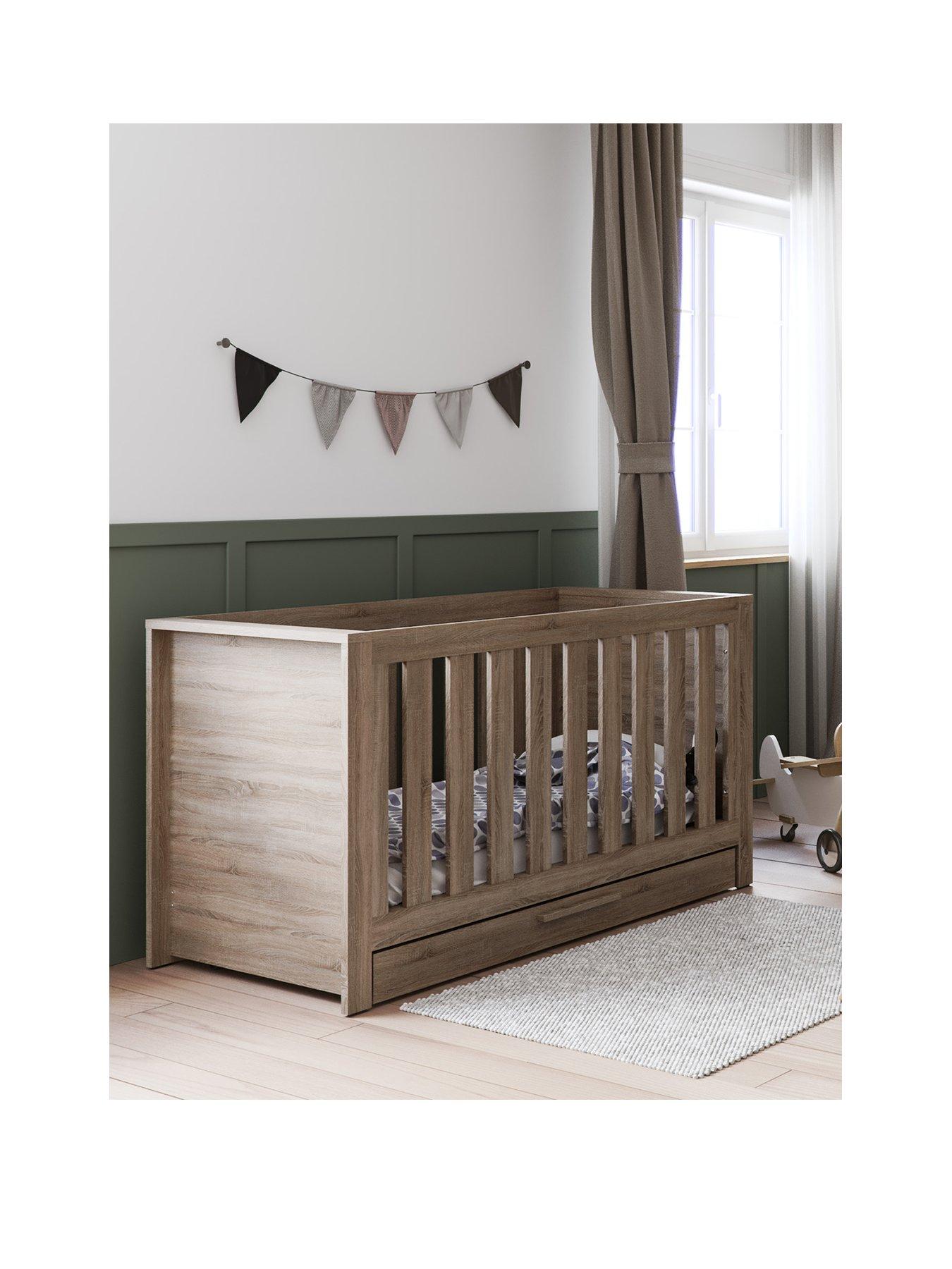 Image 2 of 4 of Little Acorns Ellesmere Under Bed Drawers Truffle Oak