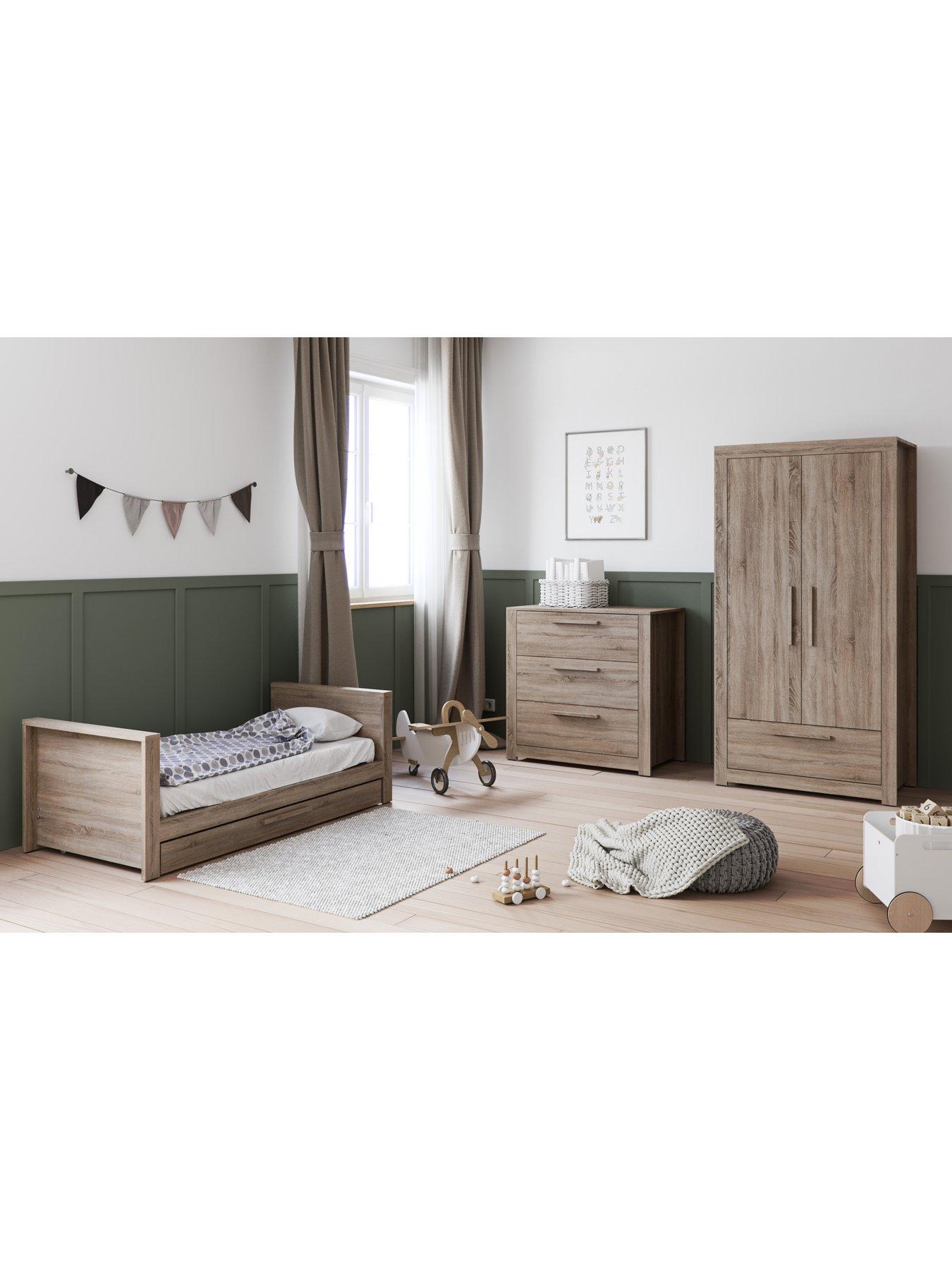 Image 4 of 4 of Little Acorns Ellesmere Under Bed Drawers Truffle Oak