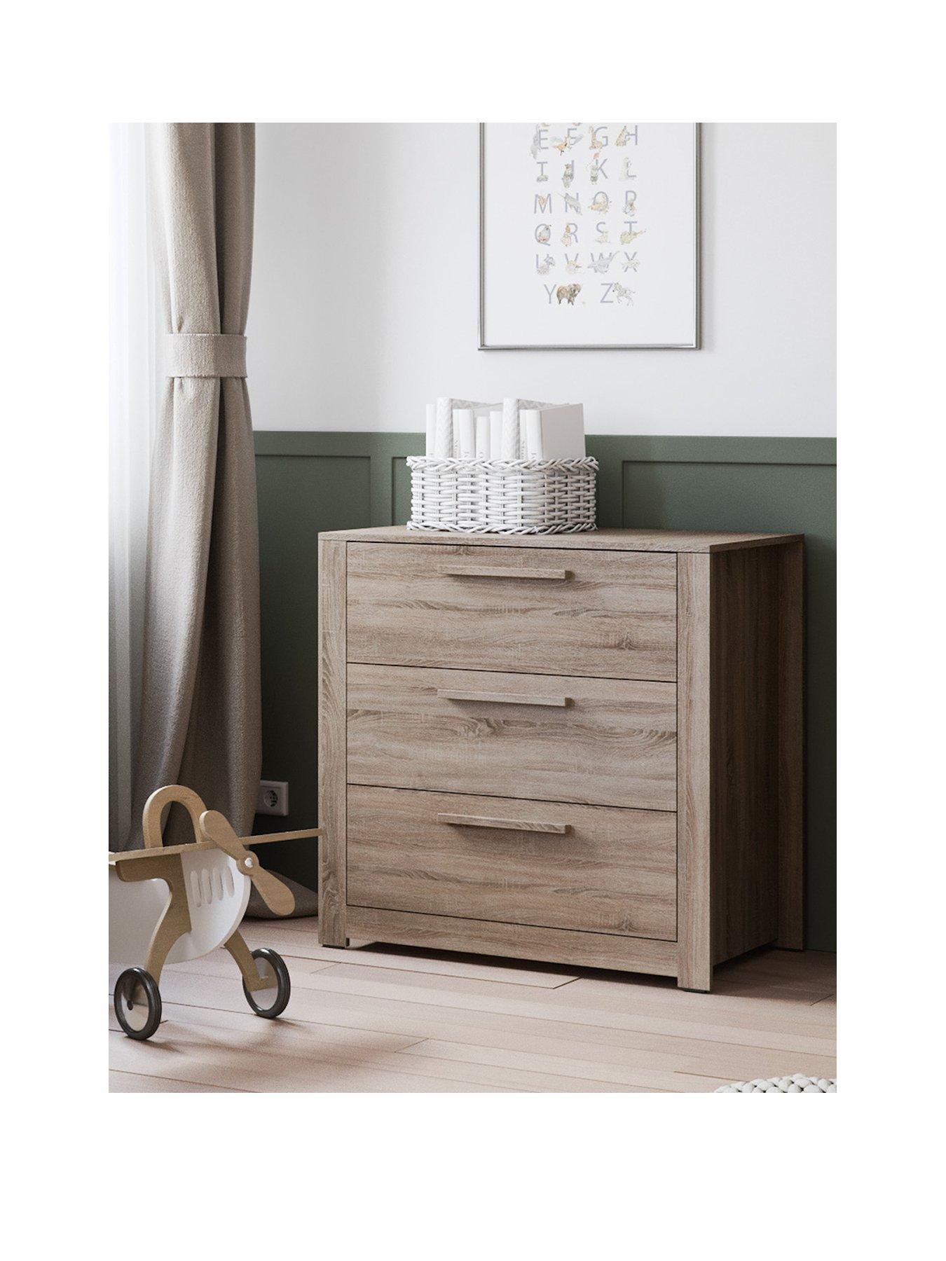 Image 2 of 4 of Little Acorns Ellesmere Dresser - Removable Top Truffle Oak