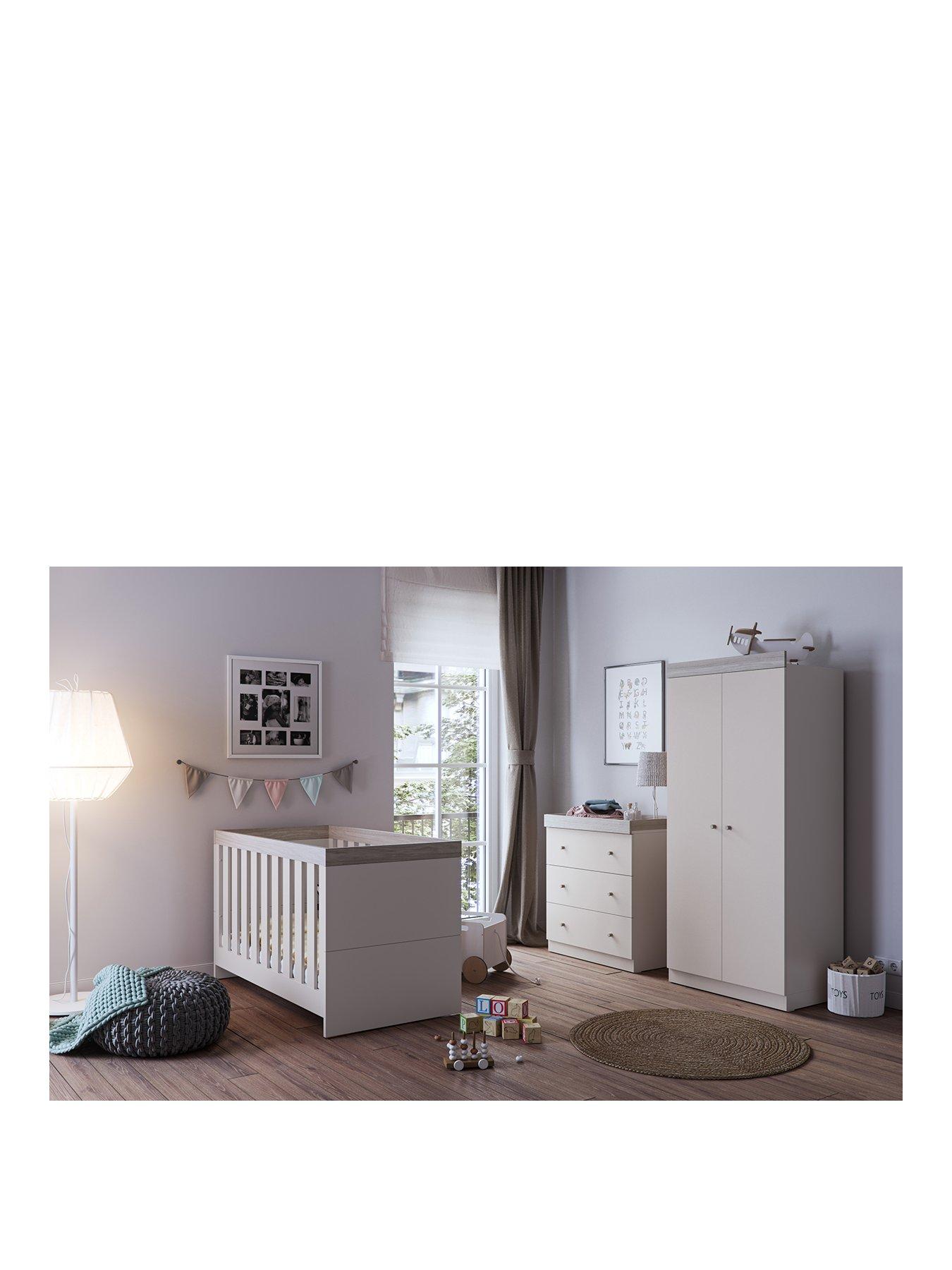 Image 3 of 4 of Little Acorns Burlington Dresser - Cashmere &amp; Grey Ash