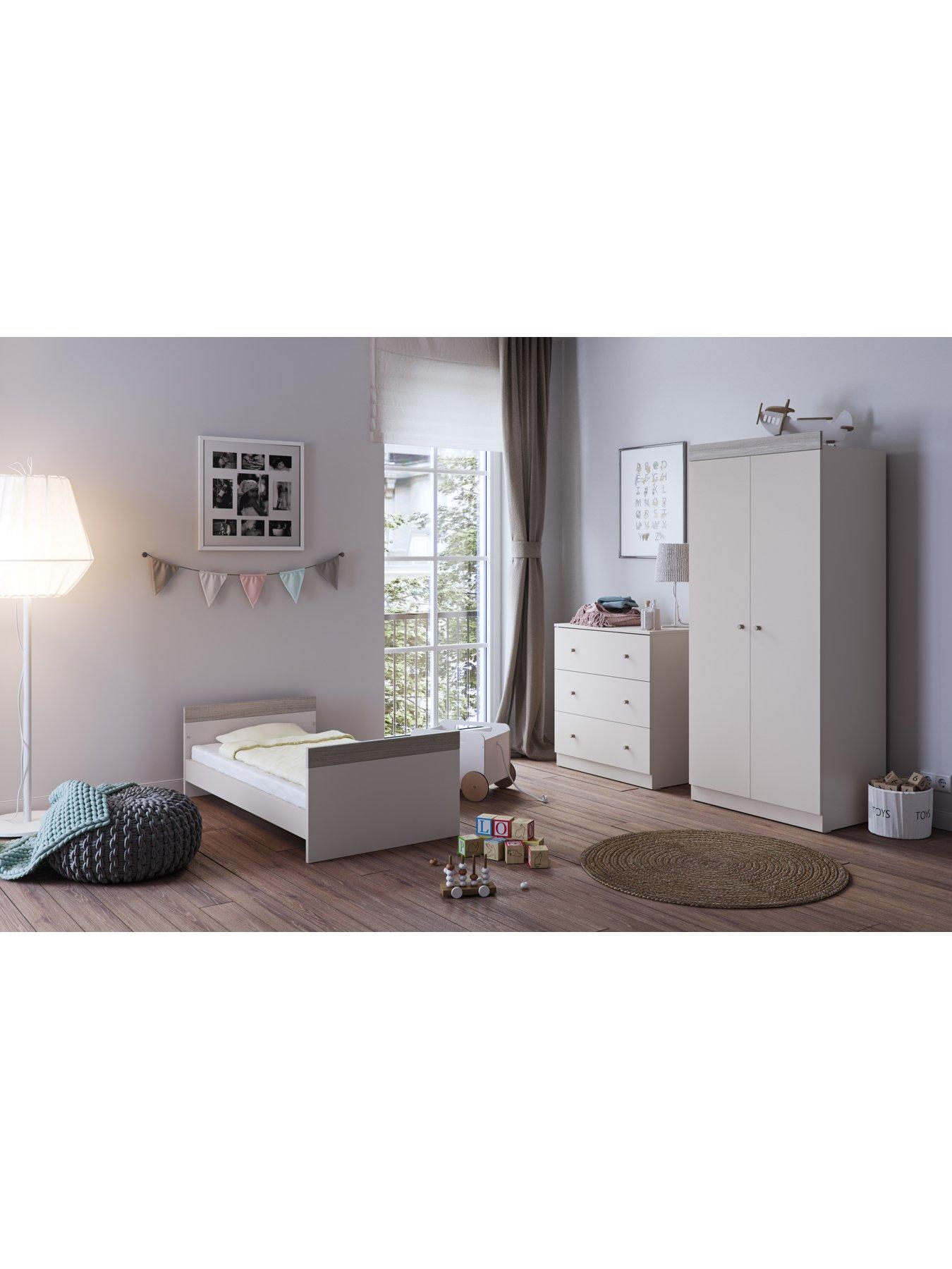 Image 4 of 4 of Little Acorns Burlington Dresser - Cashmere &amp; Grey Ash