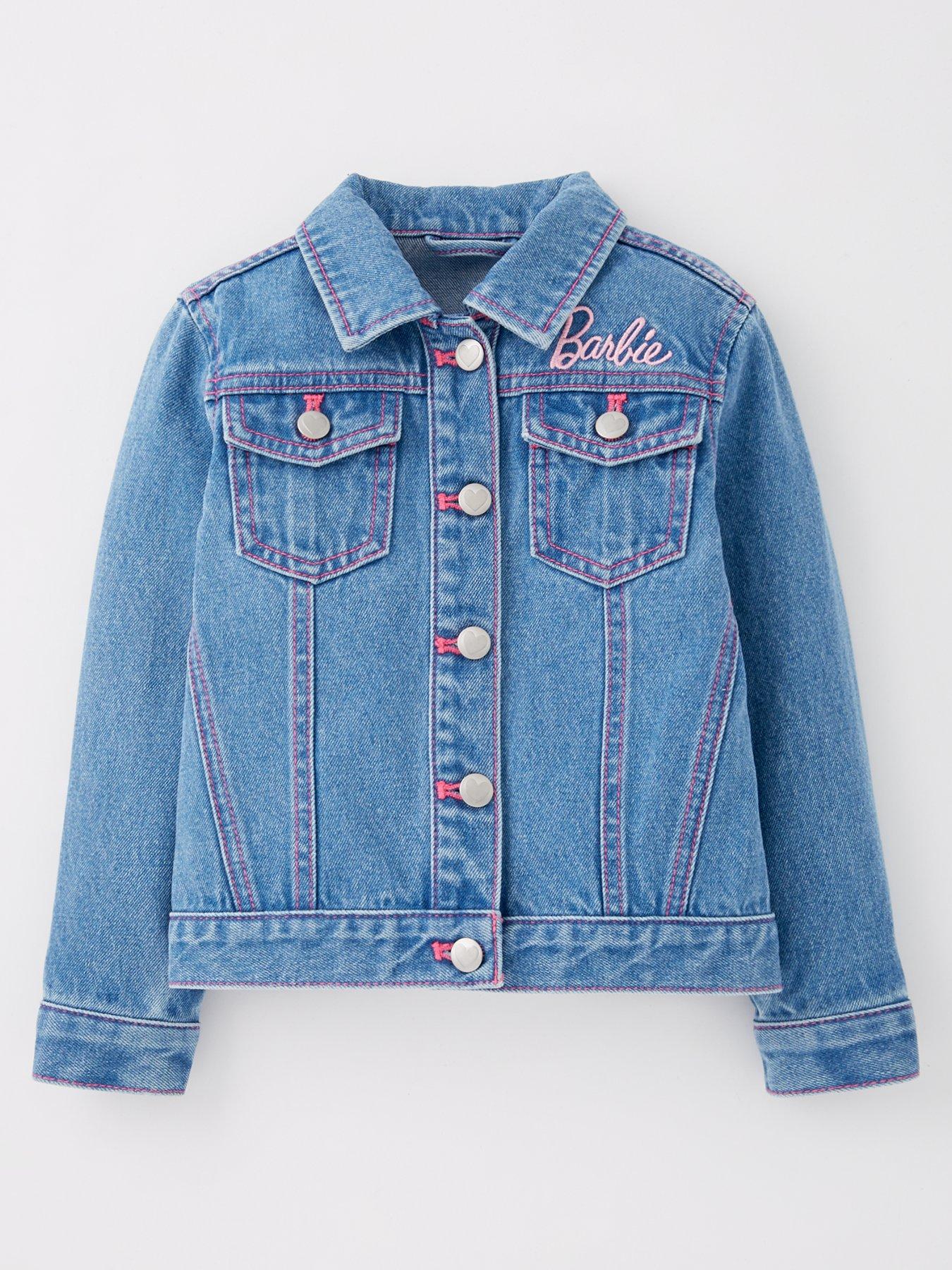 undefined Back Print Denim Jacket