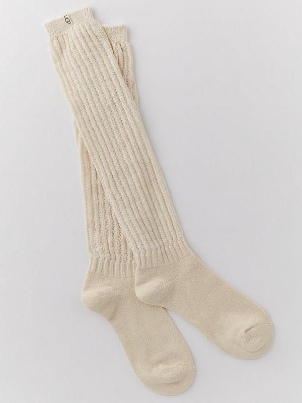 UGG Clarice Tall Slouchy Sock - Cream | Very UGG Clarice Tall Slouchy Sock - Cream | Very
