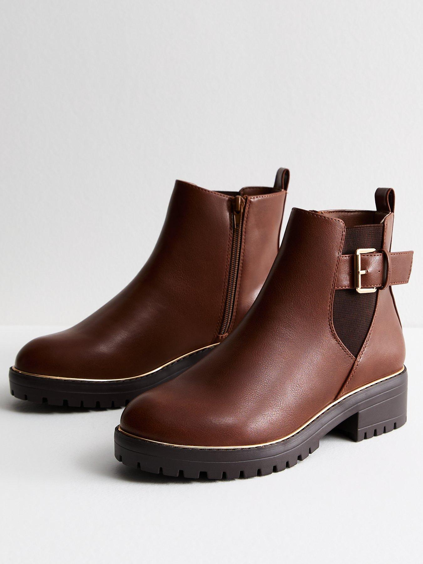 New look chunky boots best sale