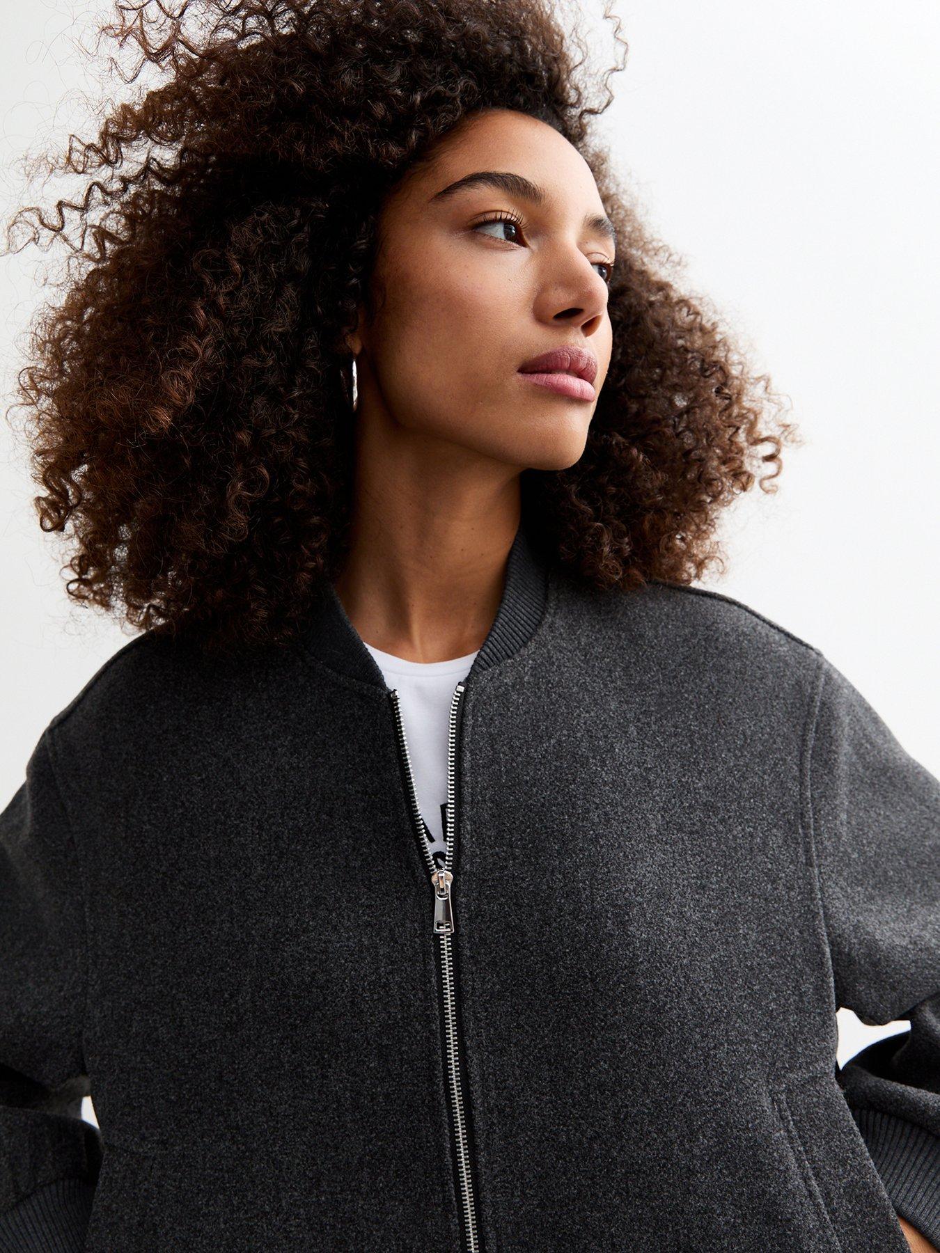 Grey Bomber Jacket