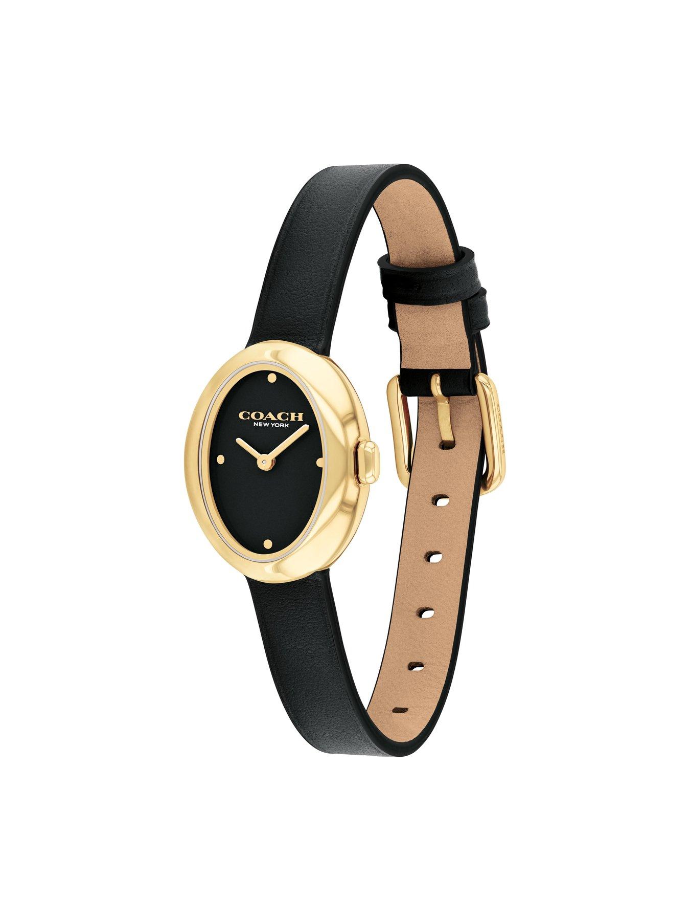 Black coach watch women's hotsell