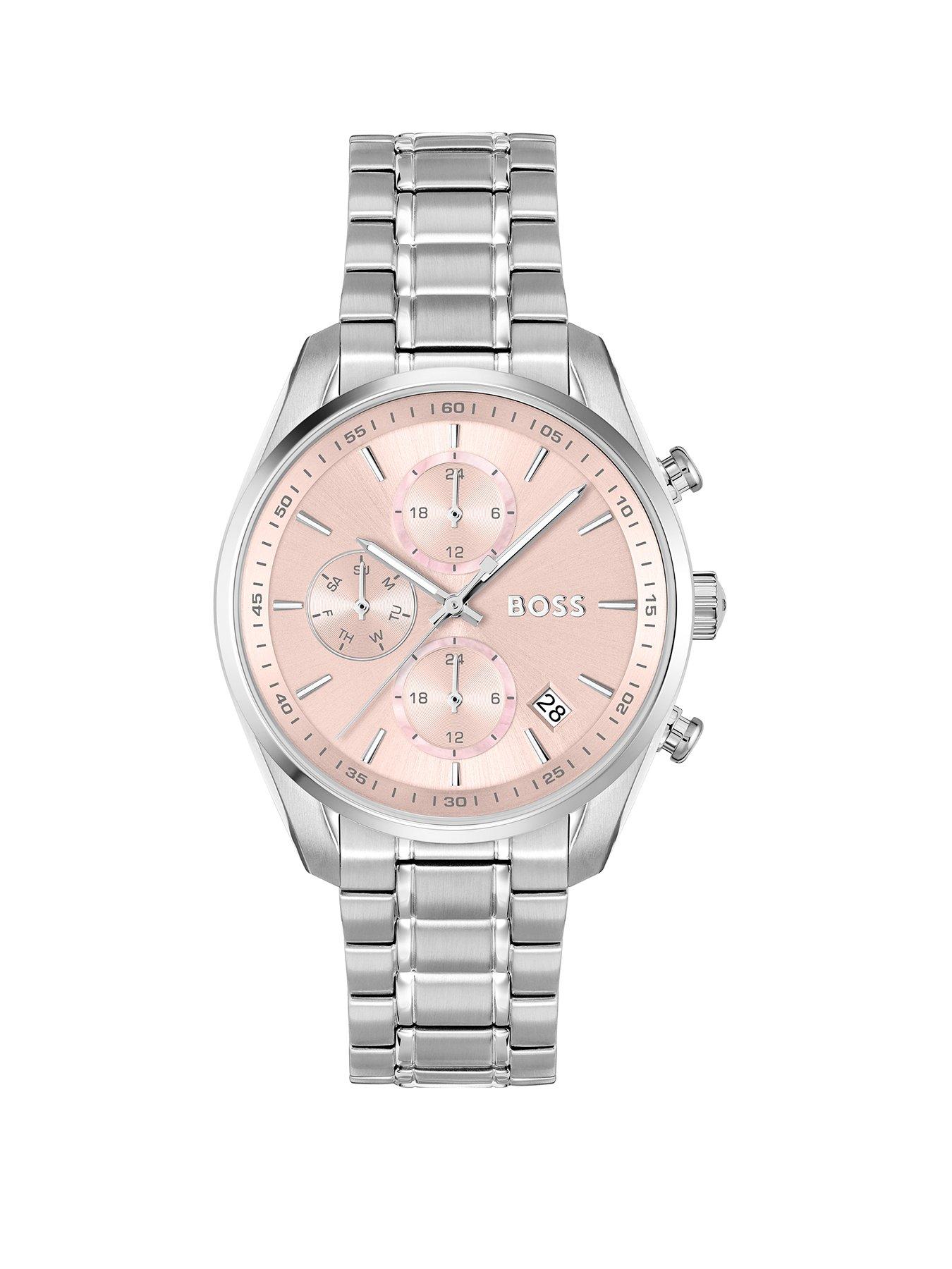 Product photograph of Boss Ladies Grand Tour Multifunction Watch from very.co.uk