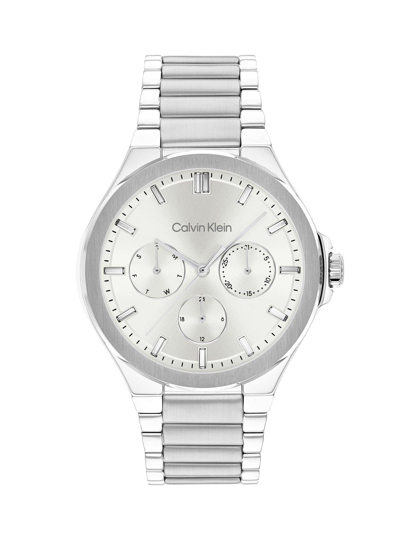 undefined Womens Calvin Klein stainless steel bracelet watch