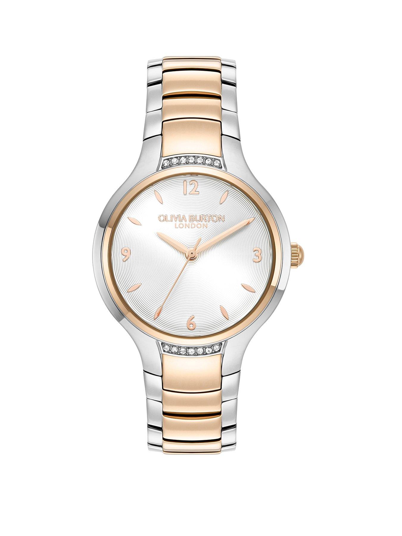 undefined 34mm Stainless Steel  &  Rose Gold Watch