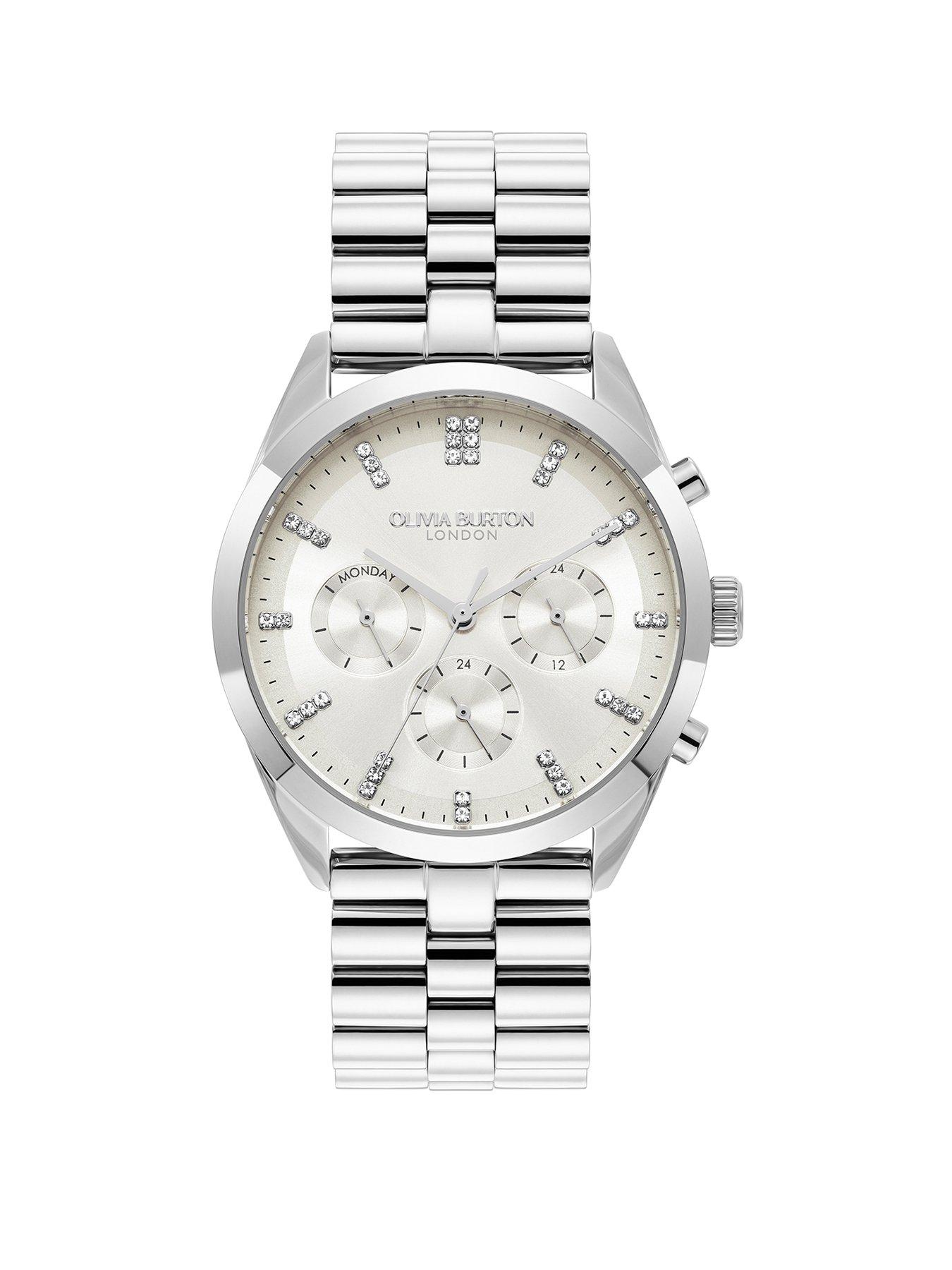 undefined 38mm City Classic Stainless Steel Multifunction Watch