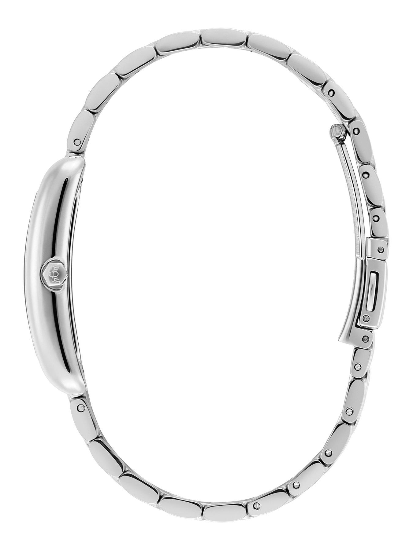 Image 4 of 7 of Olivia Burton 30 mm x 21mm Stainless Steel Link Bracelet Grove Watch
