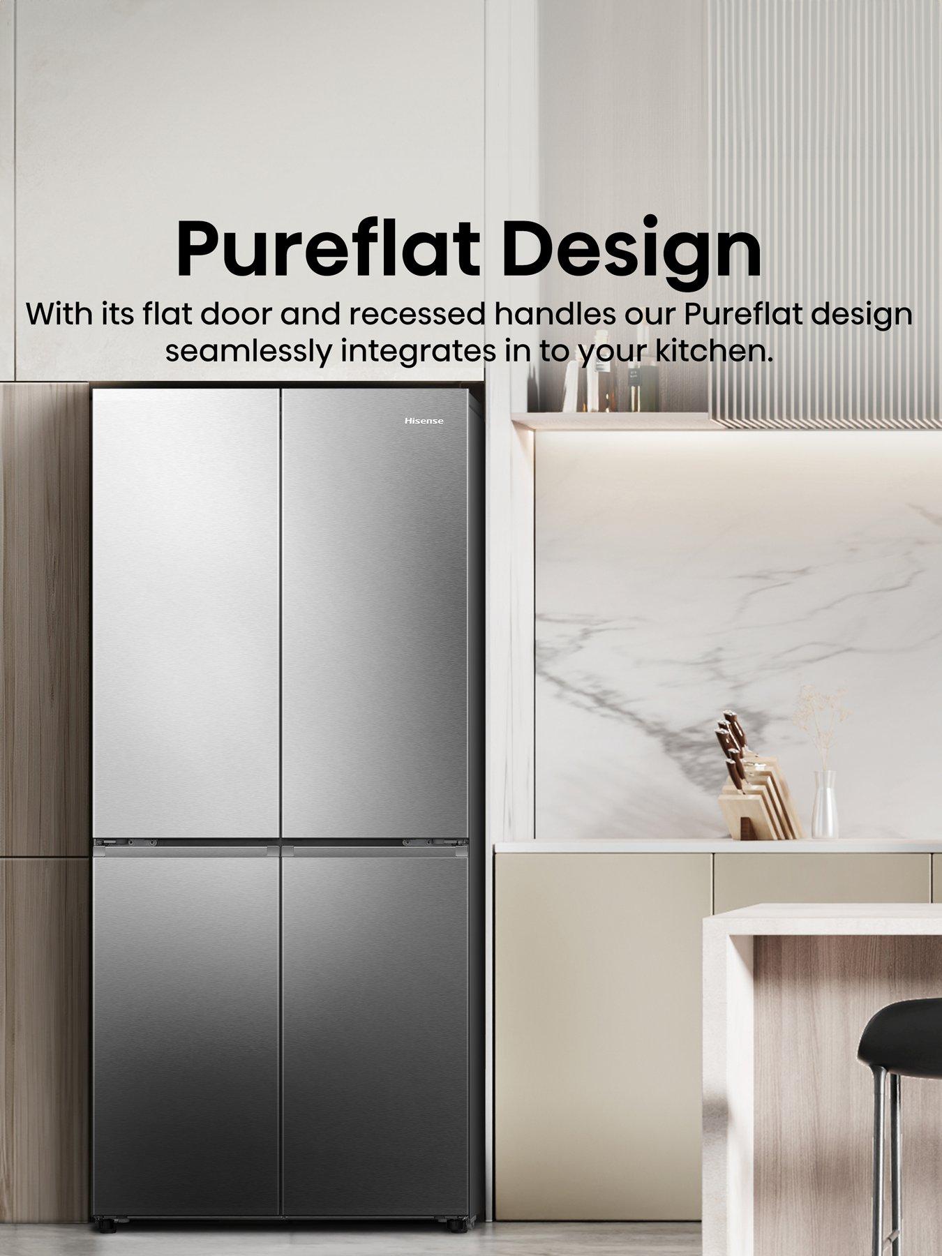 Image 3 of 7 of Hisense RQ5P470SAID American Fridge Freezer - Stainless Steel