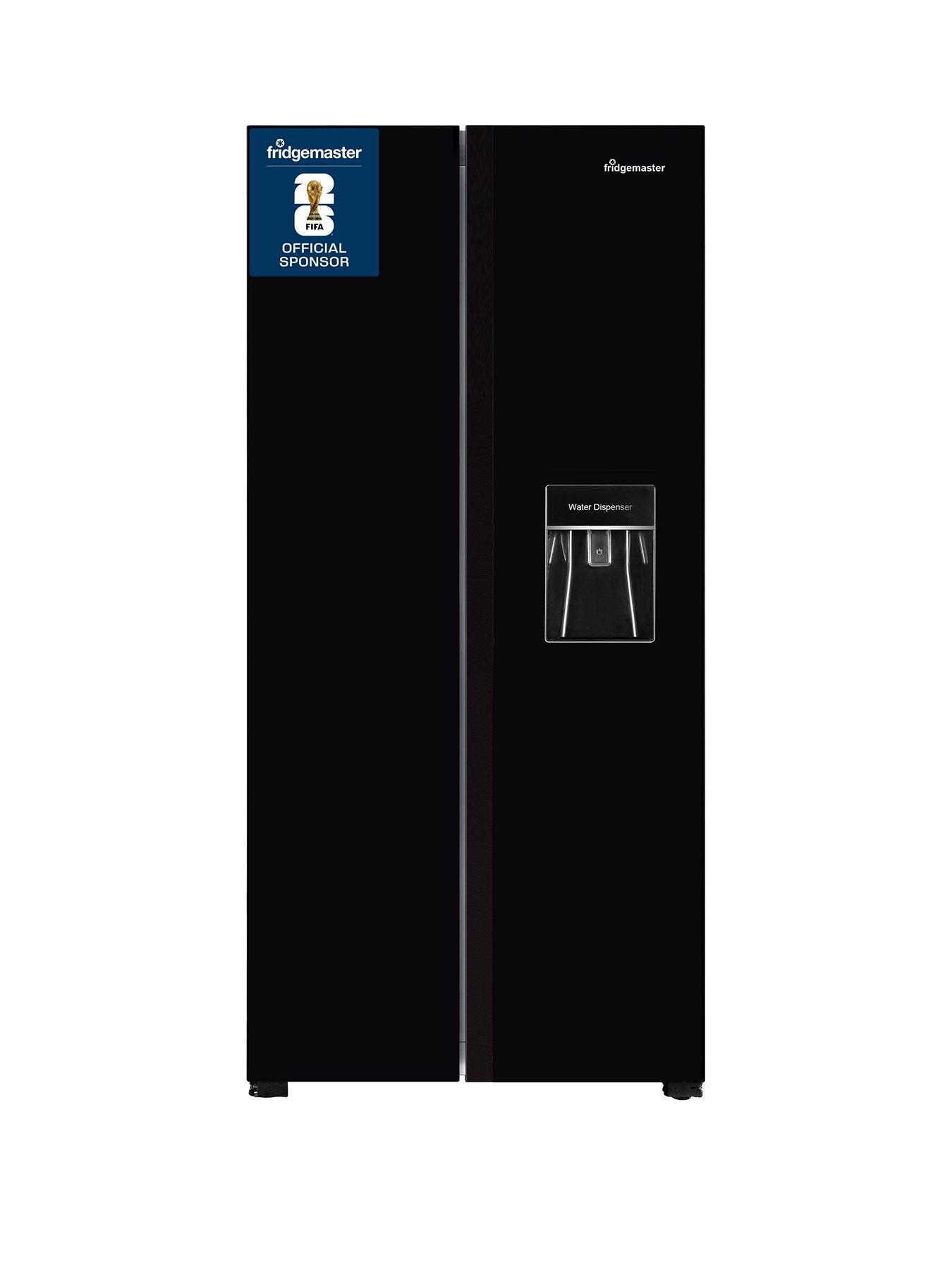 Fridgemaster MS83430DEB American Fridge Freezer - Black