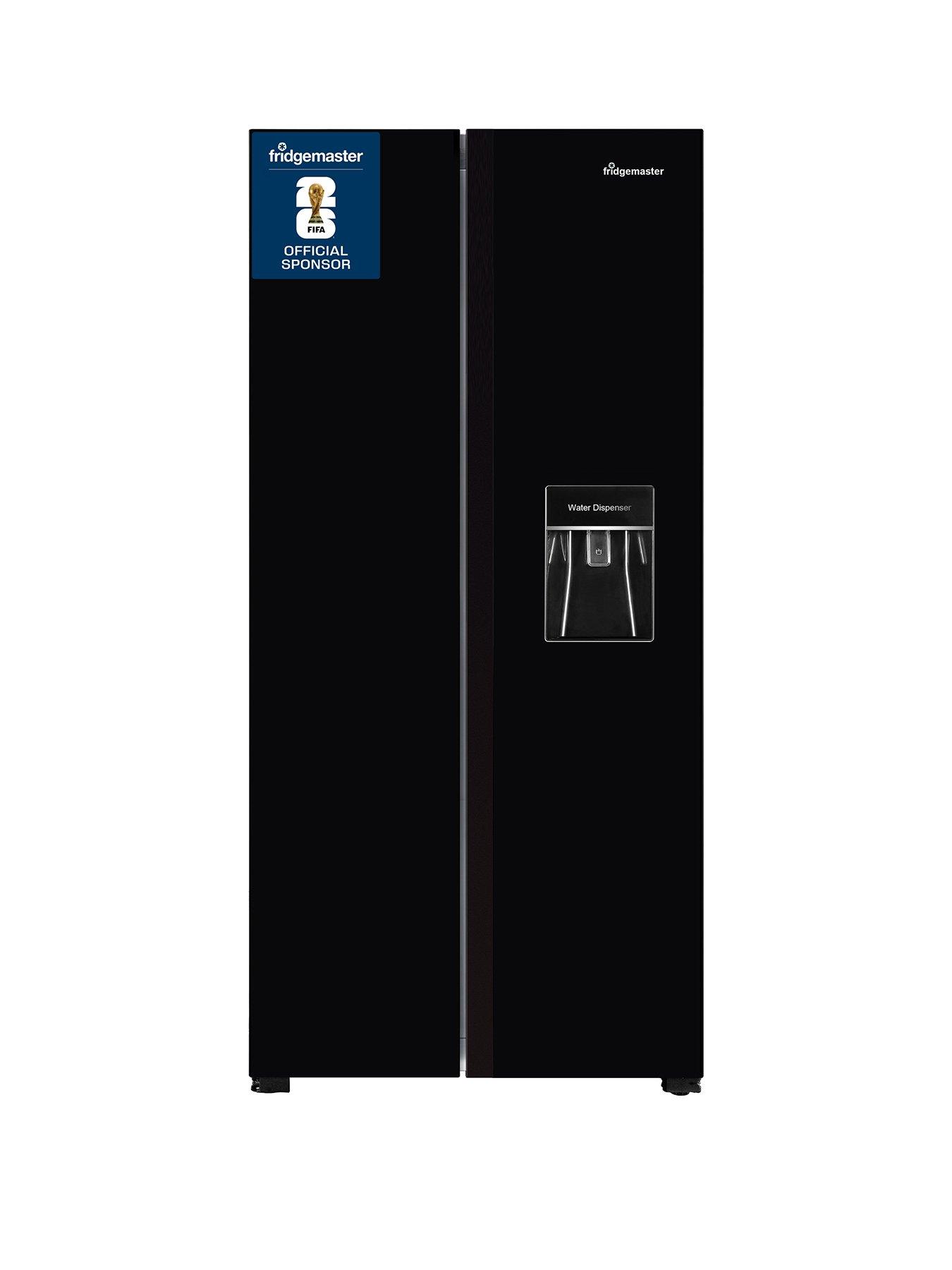Fridgemaster MS83430DEB American Fridge Freezer - Black