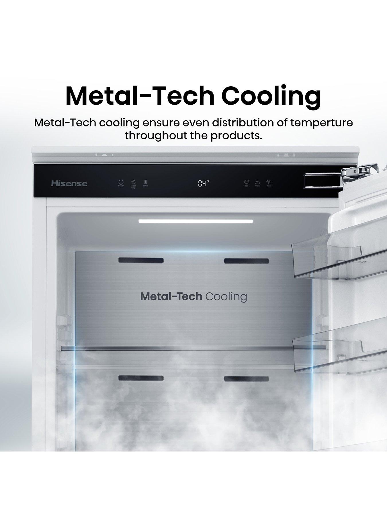 Image 5 of 8 of Hisense RL3B303SAWE 54cm Wide&nbsp;Integrated Total No Frost Fridge with&nbsp;Fixed Hinge - White