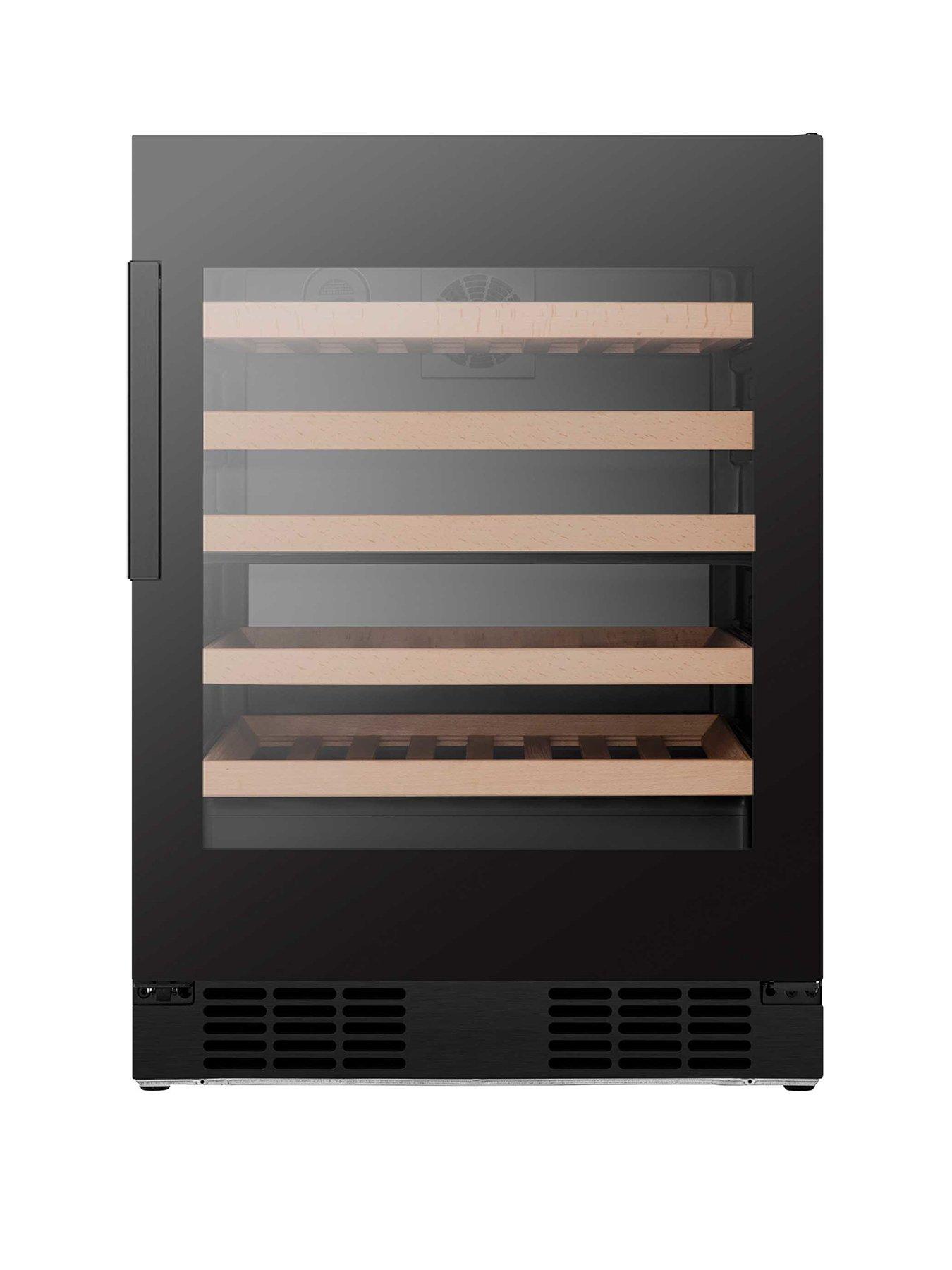 undefined RW3N132GSLF Integrated Wine Cooler Single Zone - Black Glass