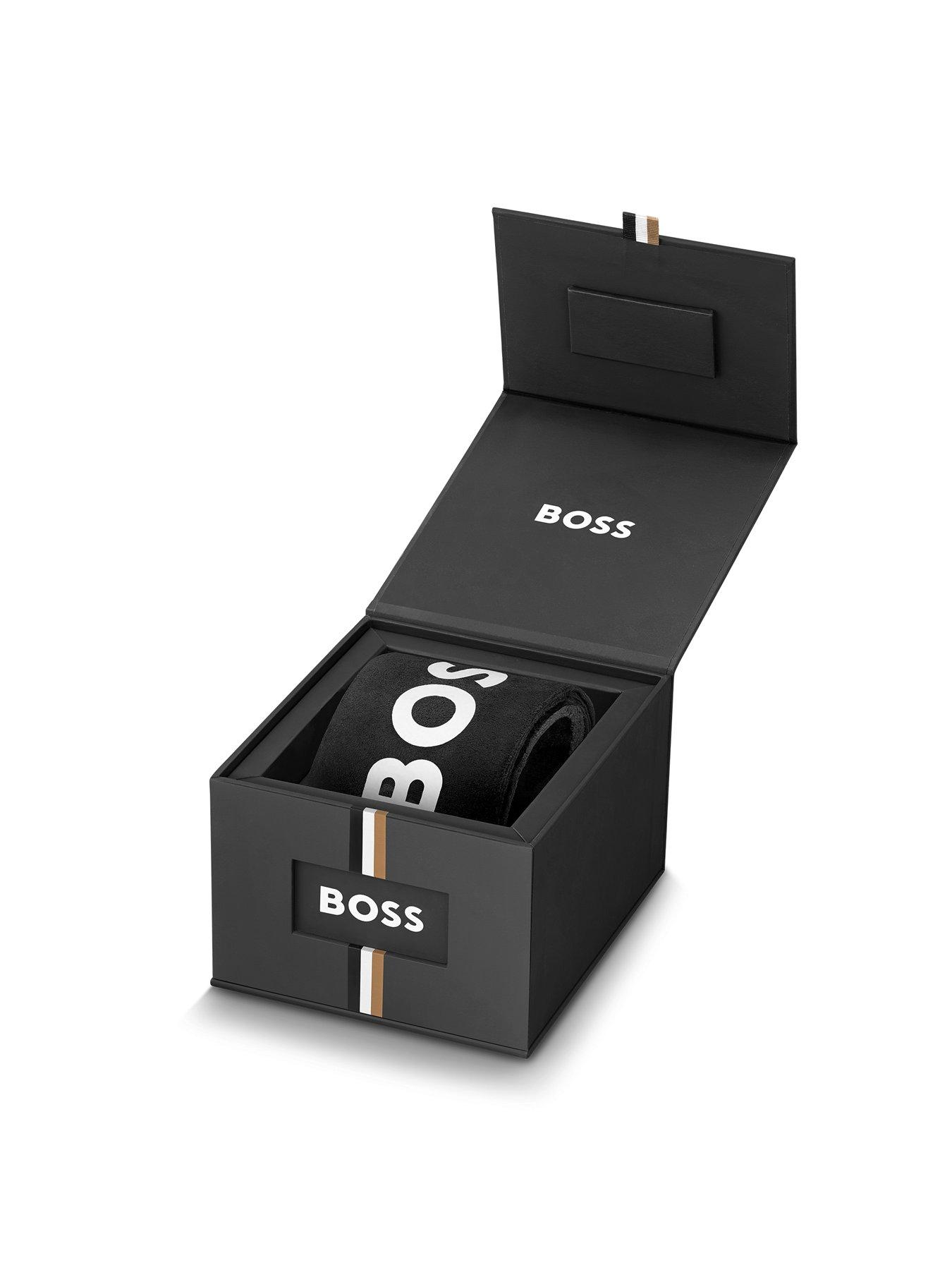 Image 4 of 5 of BOSS Gents Skytraveller Chronograph Watch with Brown Leather Strap