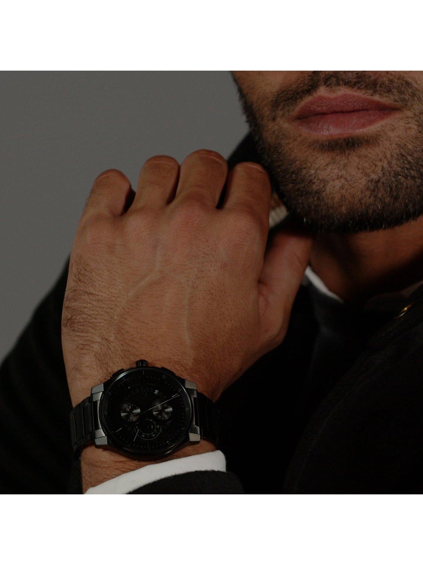 Image 6 of 8 of BOSS Gents Peak Chronograph Black IP Watch