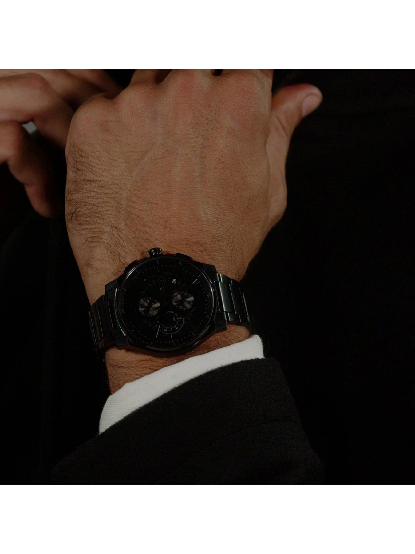 Image 7 of 8 of BOSS Gents Peak Chronograph Black IP Watch
