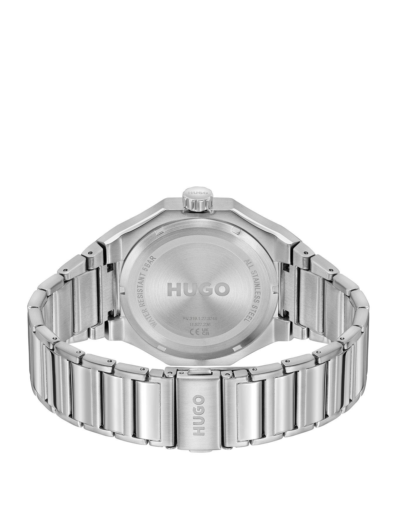 Image 2 of 5 of HUGO Gents&nbsp;#GRAIL Skeleton&nbsp;Stainless Steel Multifunction Bracelet Watch