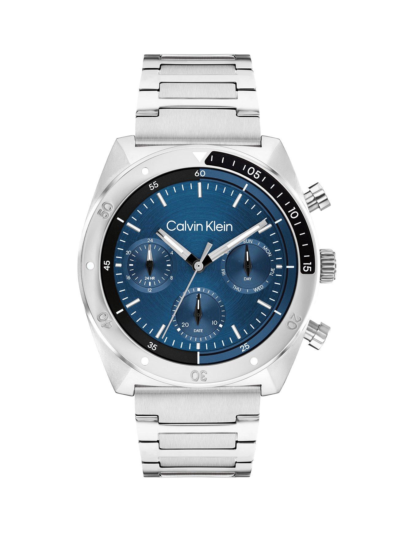 Calvin Klein Mens Calvin Klein stainless steel bracelet watch