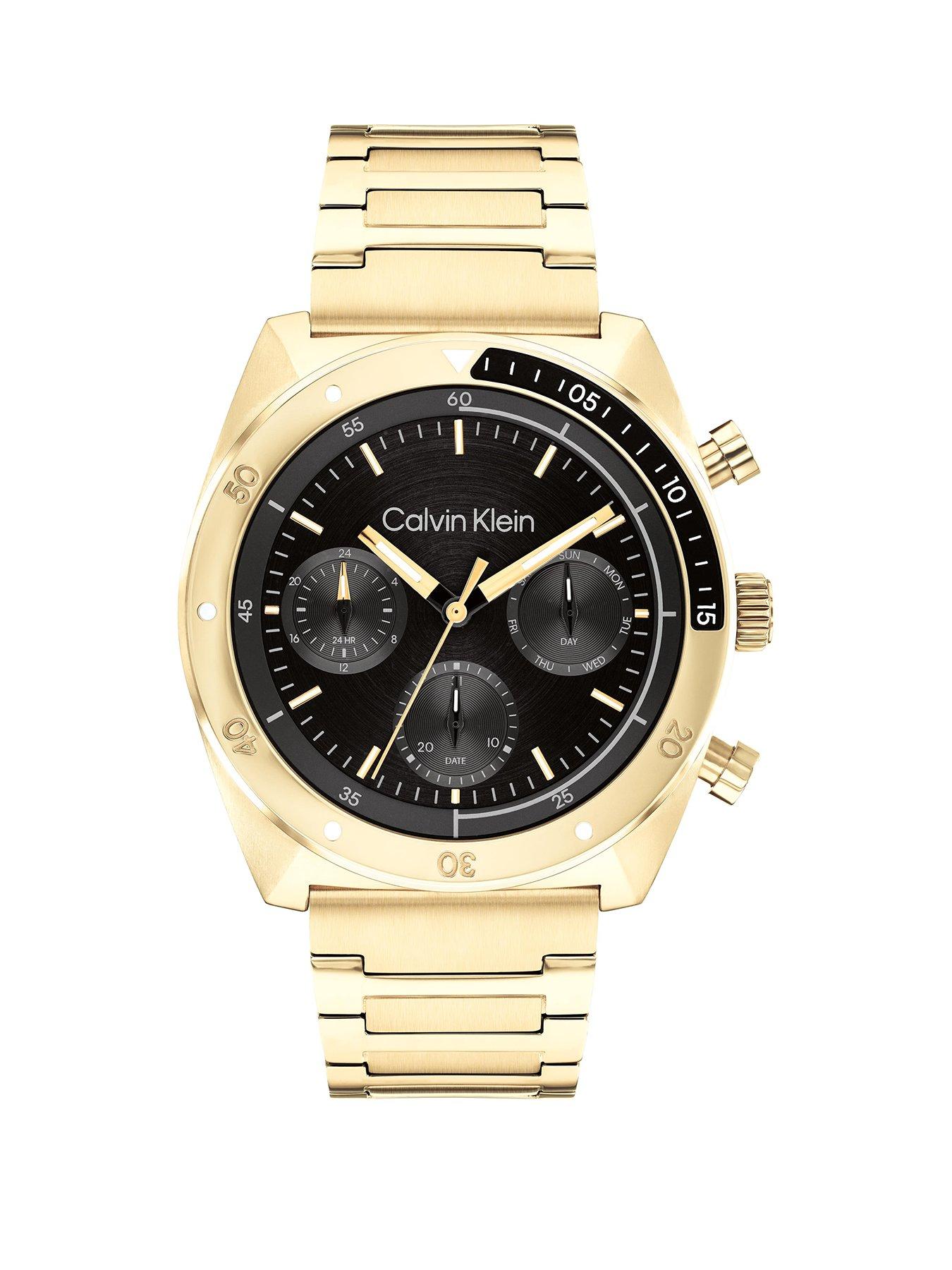 Image 1 of 5 of Calvin Klein Mens Calvin Klein gold plated bracelet watch