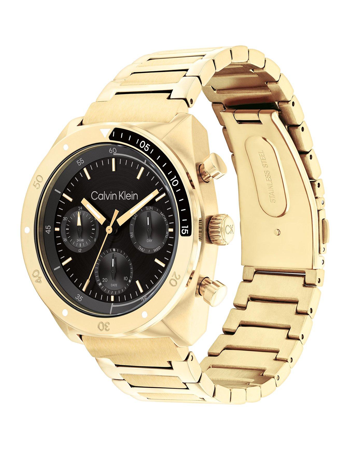 Image 2 of 5 of Calvin Klein Mens Calvin Klein gold plated bracelet watch