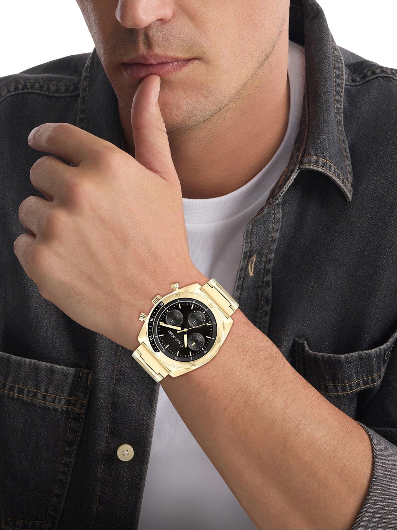 Image 4 of 5 of Calvin Klein Mens Calvin Klein gold plated bracelet watch