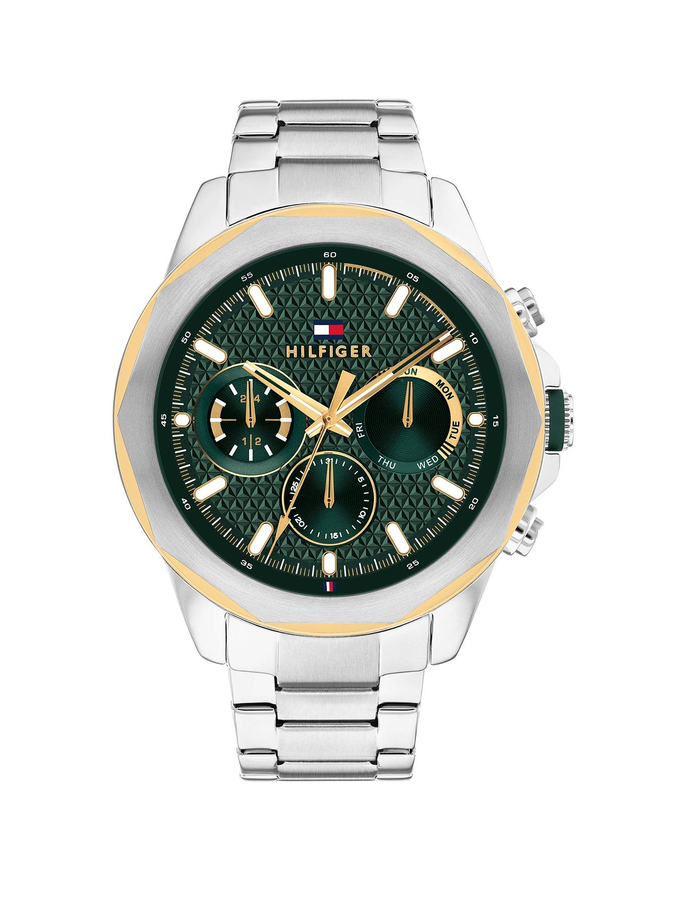 Tommy Hilfiger mens stainless steel bracelet watch
