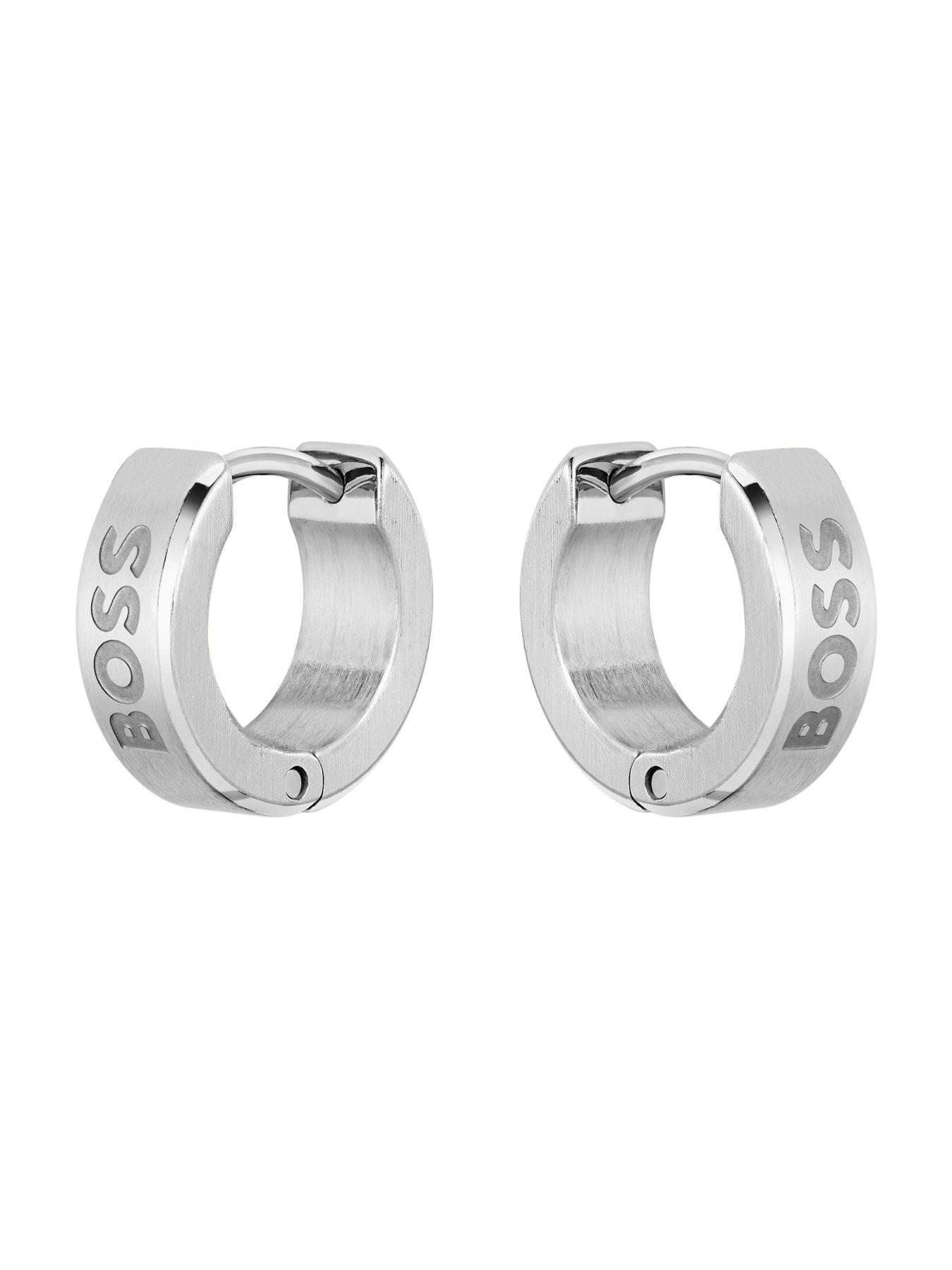 Image 2 of 3 of BOSS Gents Odell Stainless Steel Earrings