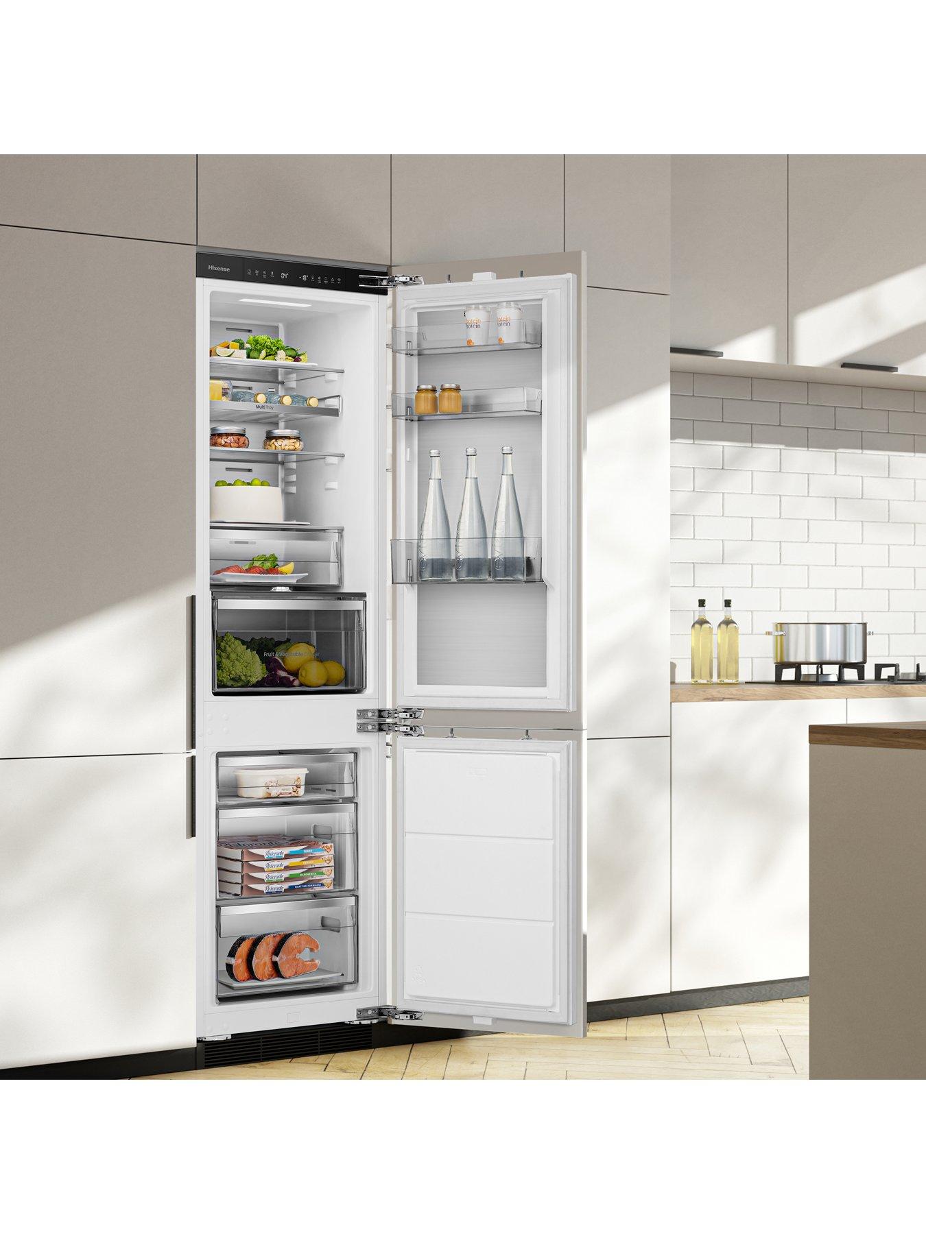 Image 3 of 8 of Hisense RB3B250SAWE Integrated 60/40 Total No Frost Fridge Freezer, Fixed Hinge - White