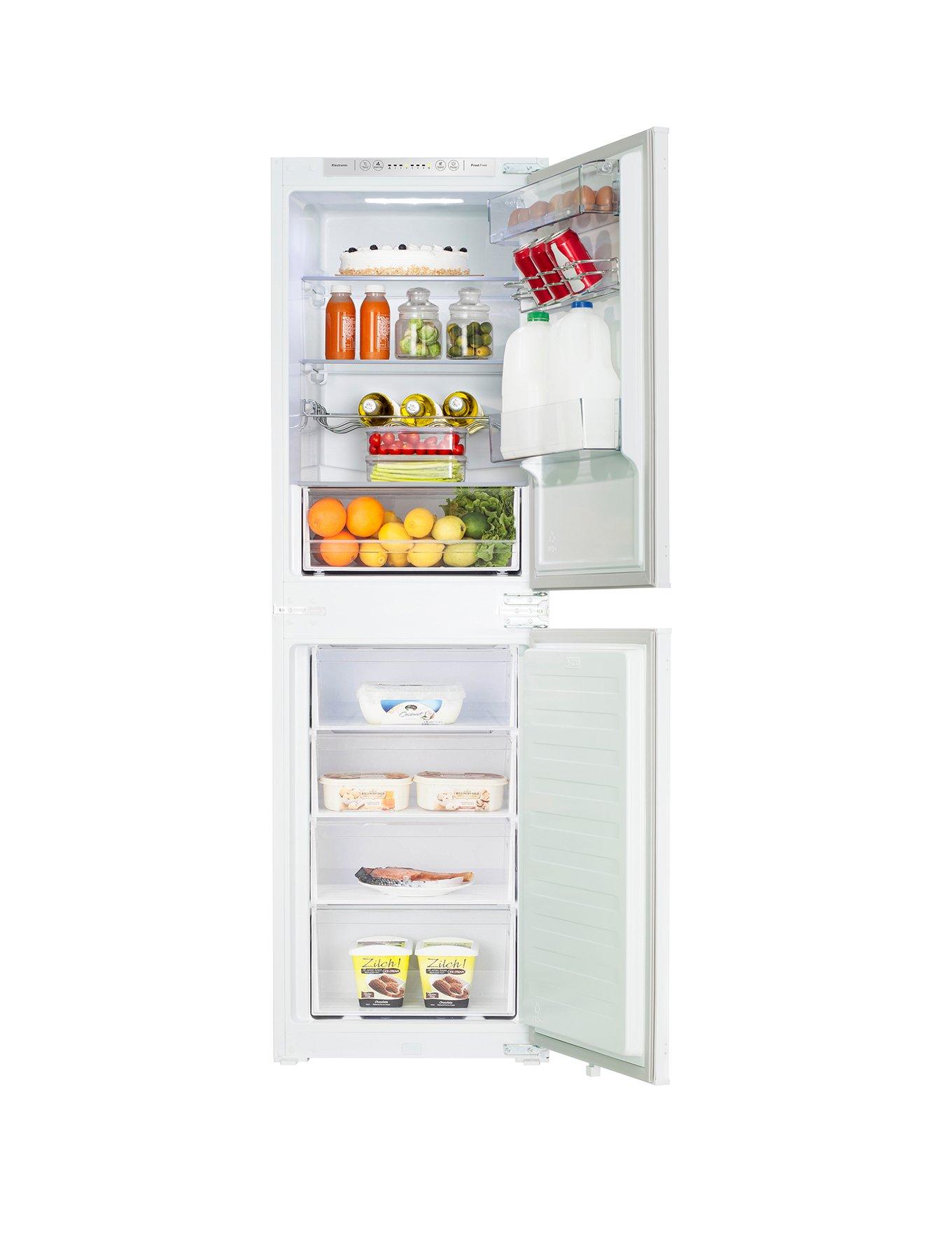 Hisense RIB291F4AWE 54cm Wide Integrated 50/50 Frost-Free Fridge Freezer with Sliding Hinge - White