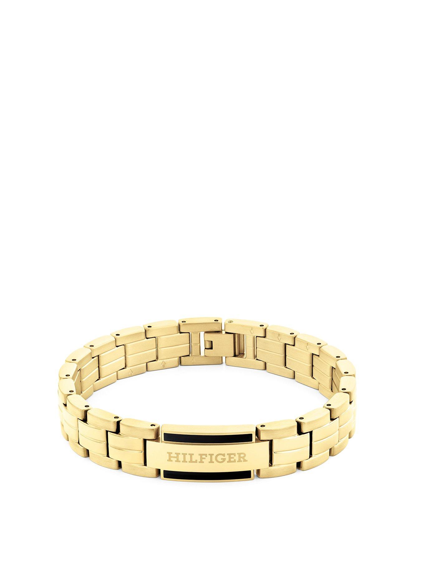 Tommy Hilfiger mens gold plated bracelet