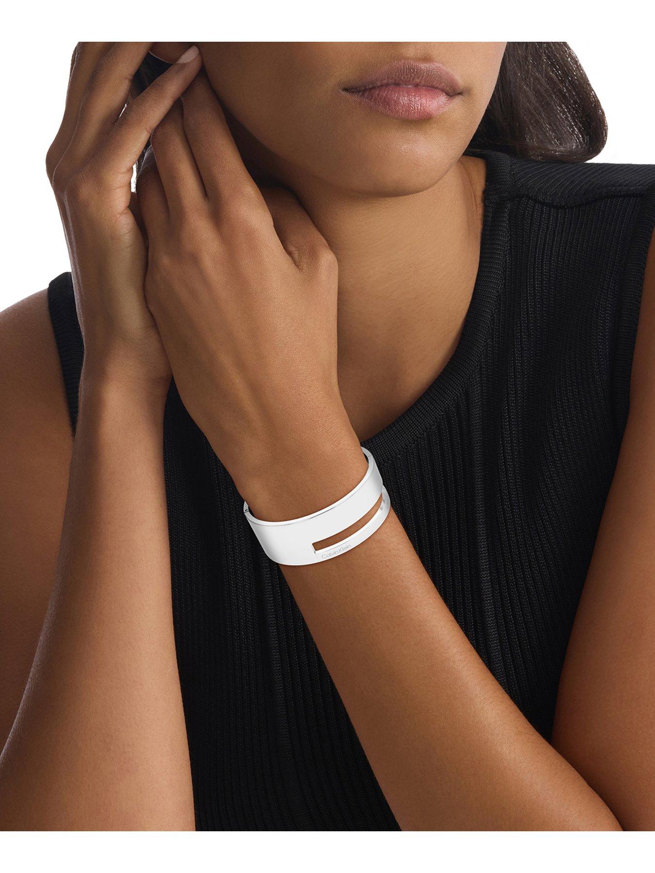 Image 2 of 2 of Calvin Klein Womens Calvin Klein stainless steel bangle