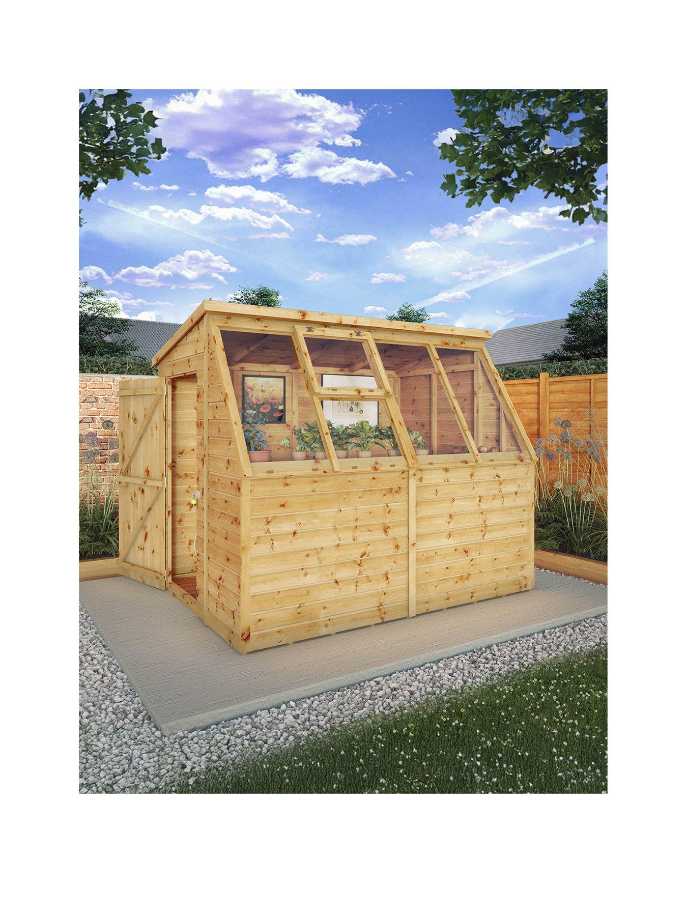 Product photograph of Mercia 8 X 6 Premium Potting Shed from very.co.uk