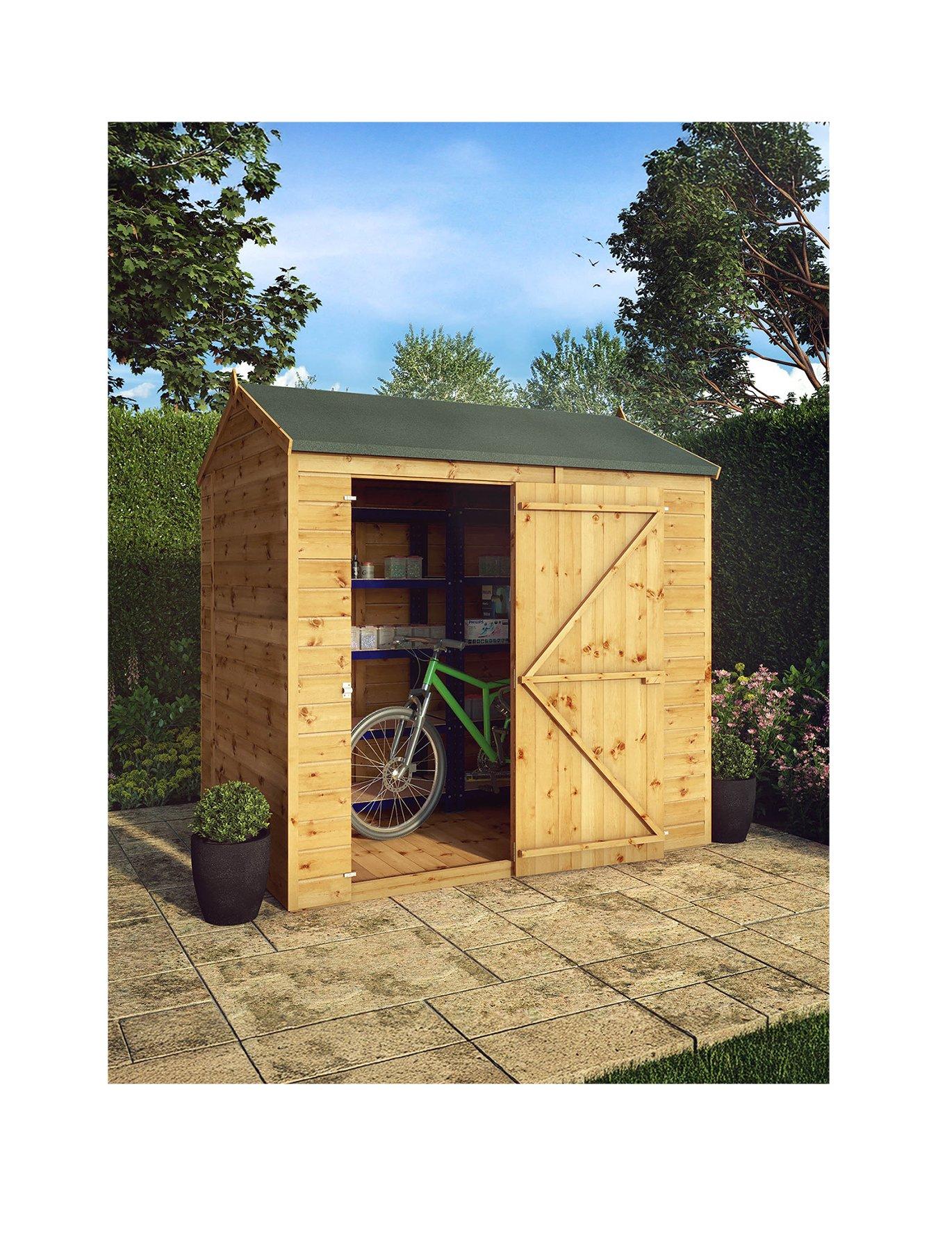 Product photograph of Mercia 7 X 5 Shiplap Apex - Windowless from very.co.uk