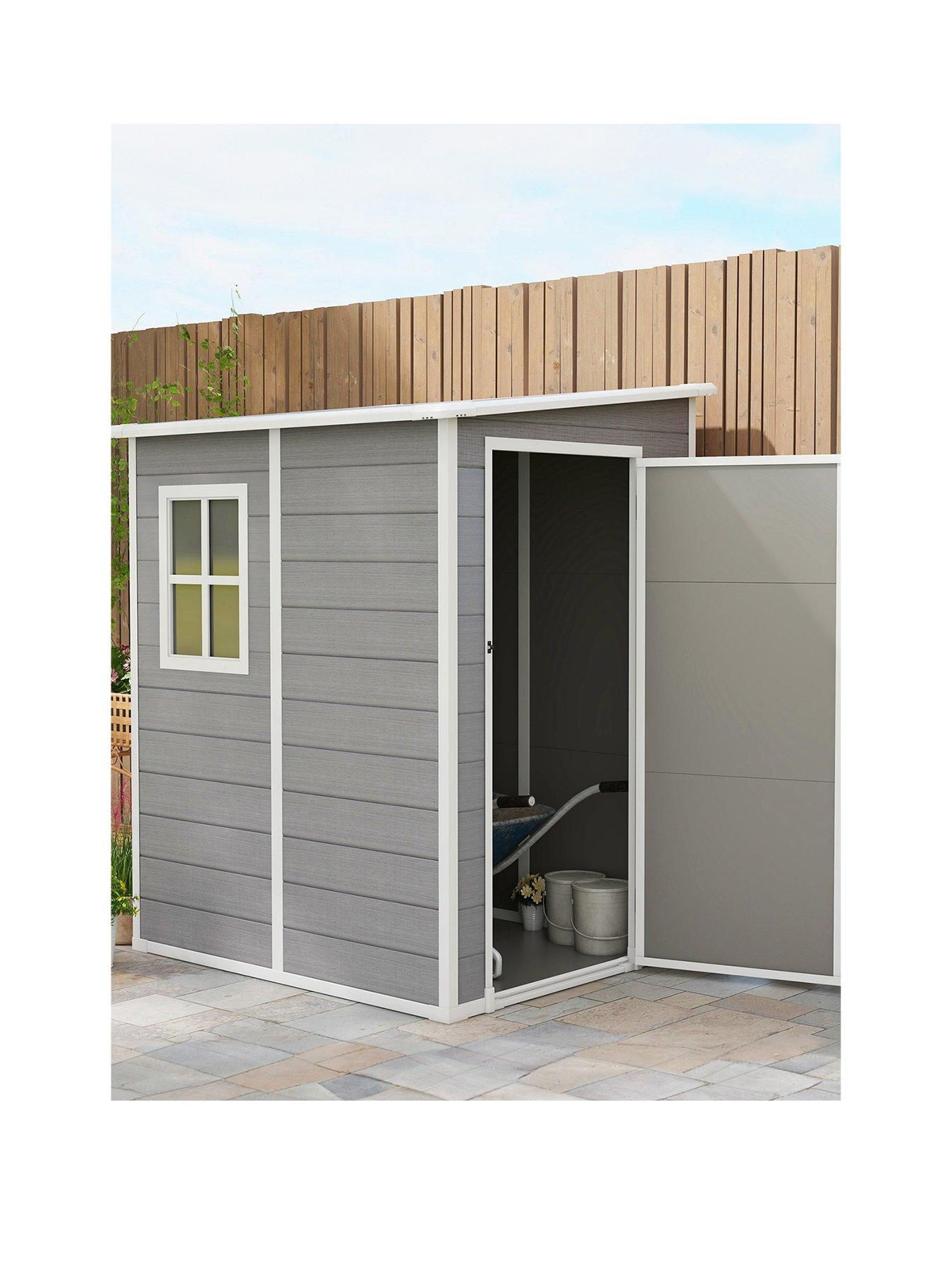 OutSunny 4ft x5ft Lean to Shed with Window
