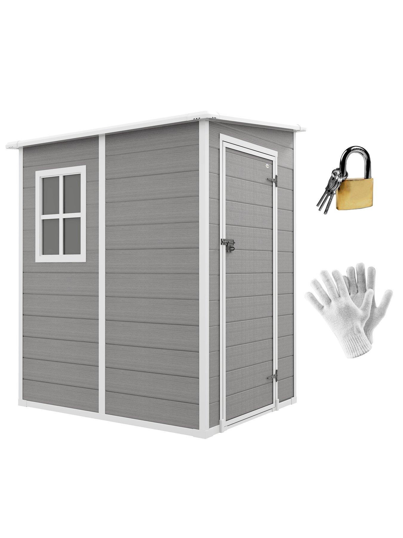 Image 2 of 7 of OutSunny 4ft x5ft Lean to Shed with Window