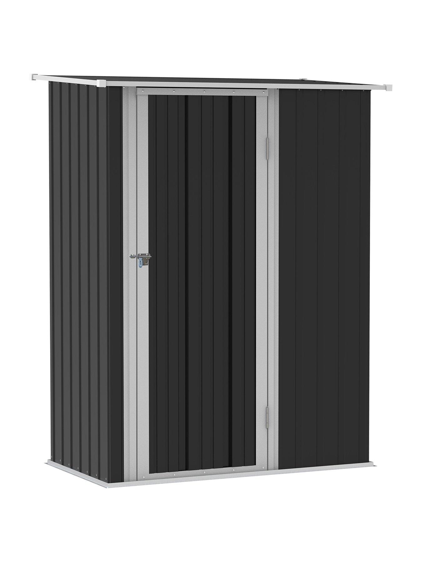 Image 2 of 6 of OutSunny 5 x 3ft Outdoor Storage Shed with Lockable Door