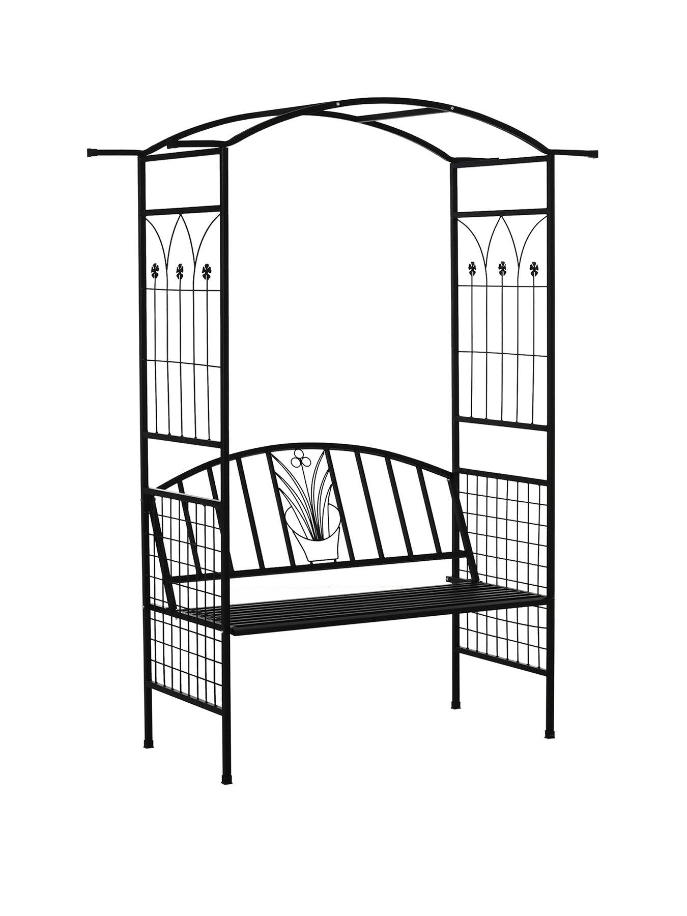 Image 2 of 8 of OutSunny Garden arch with Bench