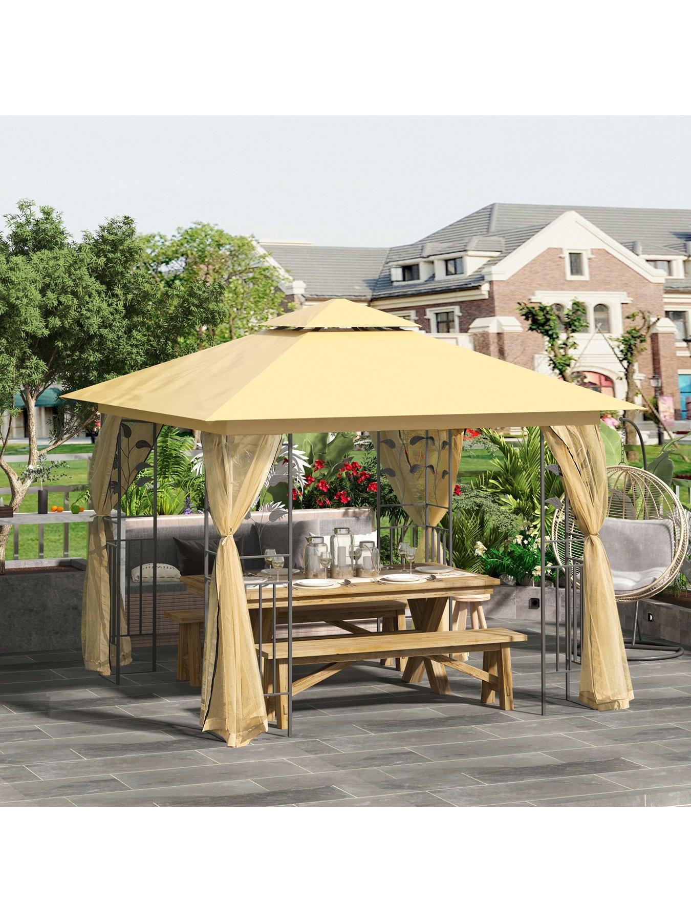 undefined Gazebo 3mx 3m, with curtains