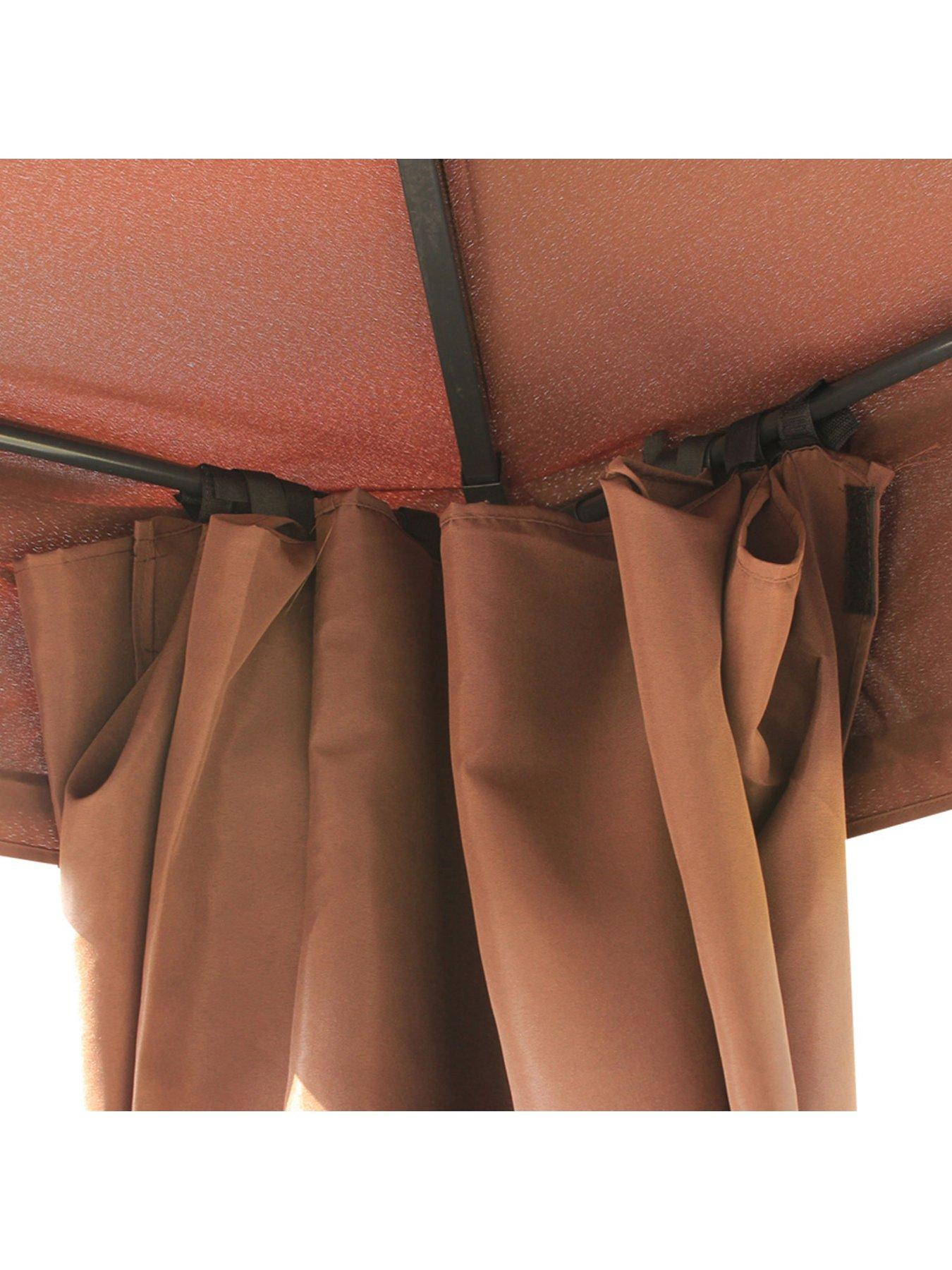 Image 7 of 7 of OutSunny Gazebo 3m x 3m with curtains