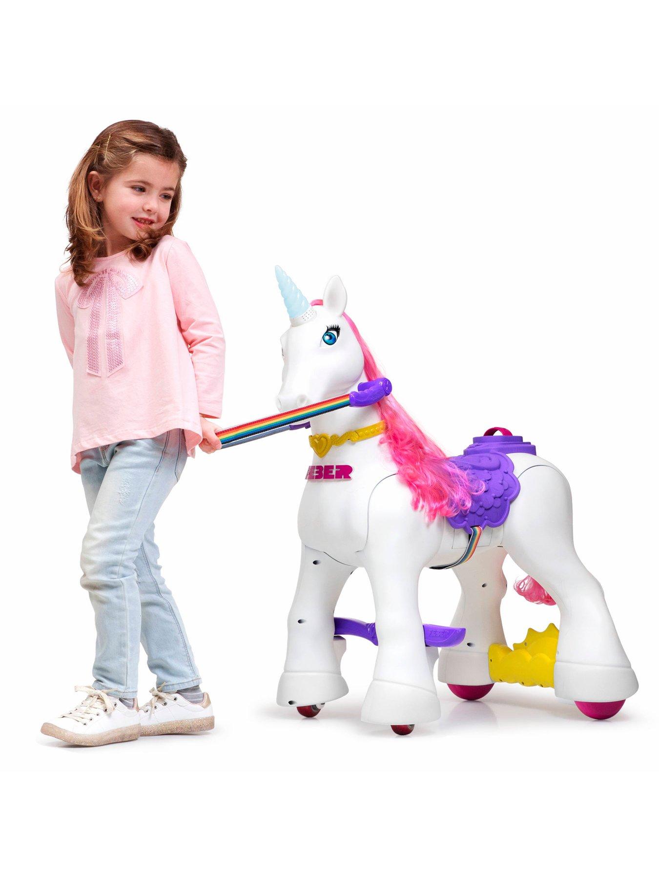 Feber unicorn ride on on sale