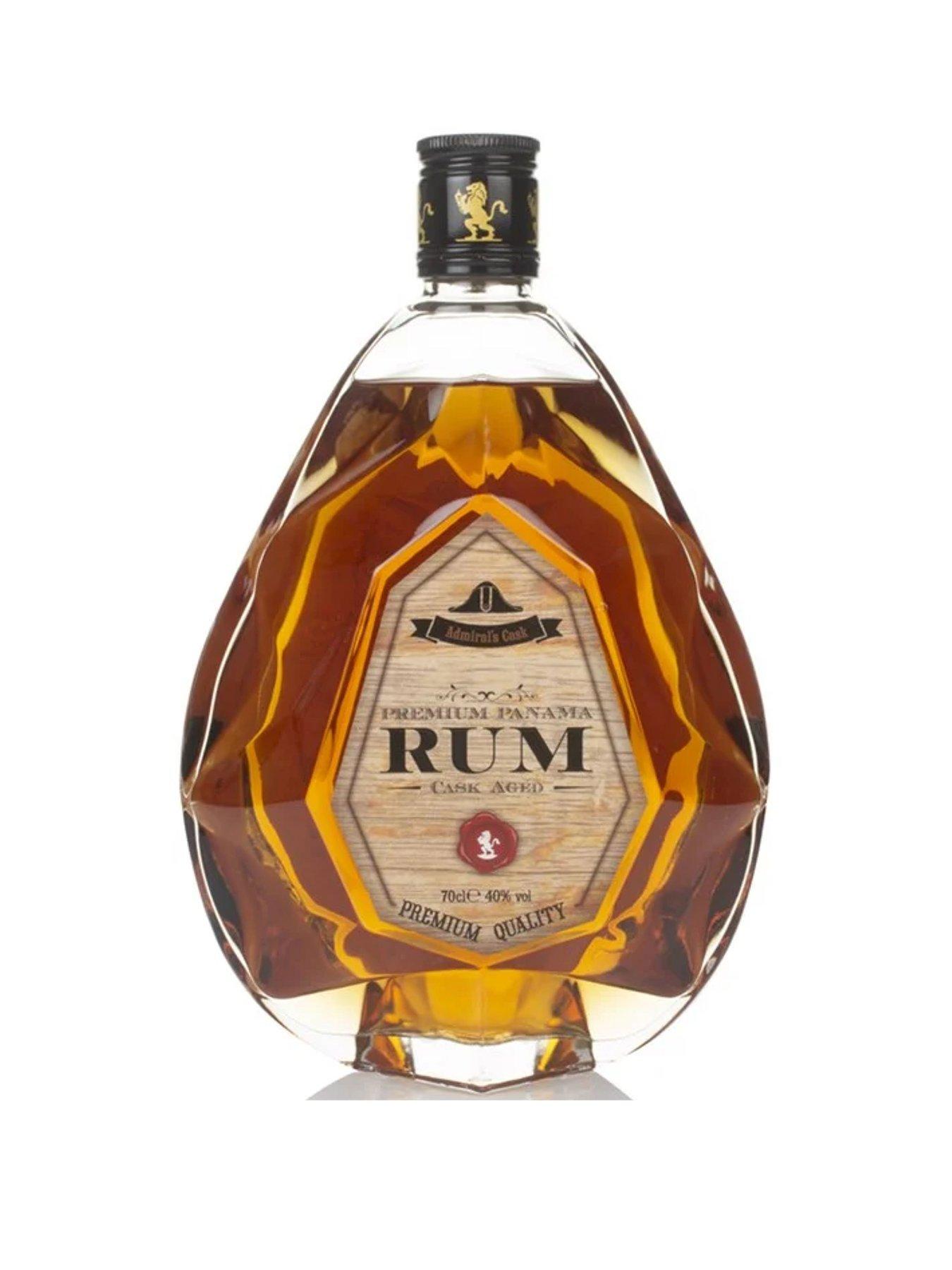 Product photograph of Admiral S Cask Panama Diamond Rum 70cl from very.co.uk